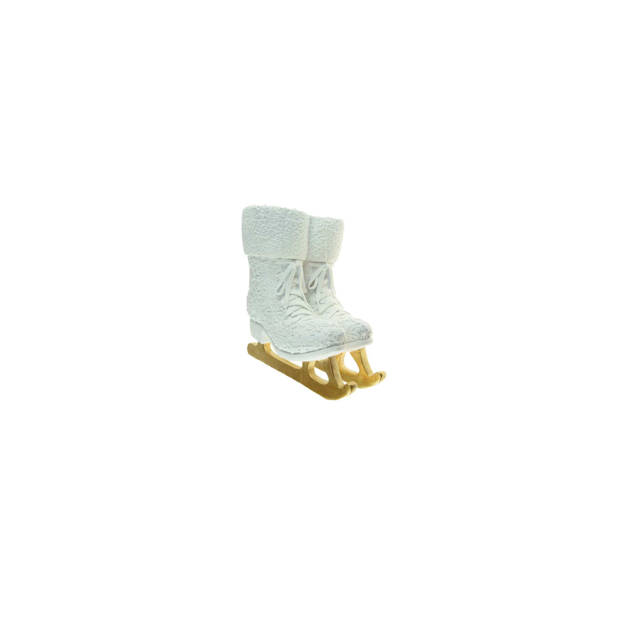 Figura korcsolya poly 30*18.6*30.5cm fehér