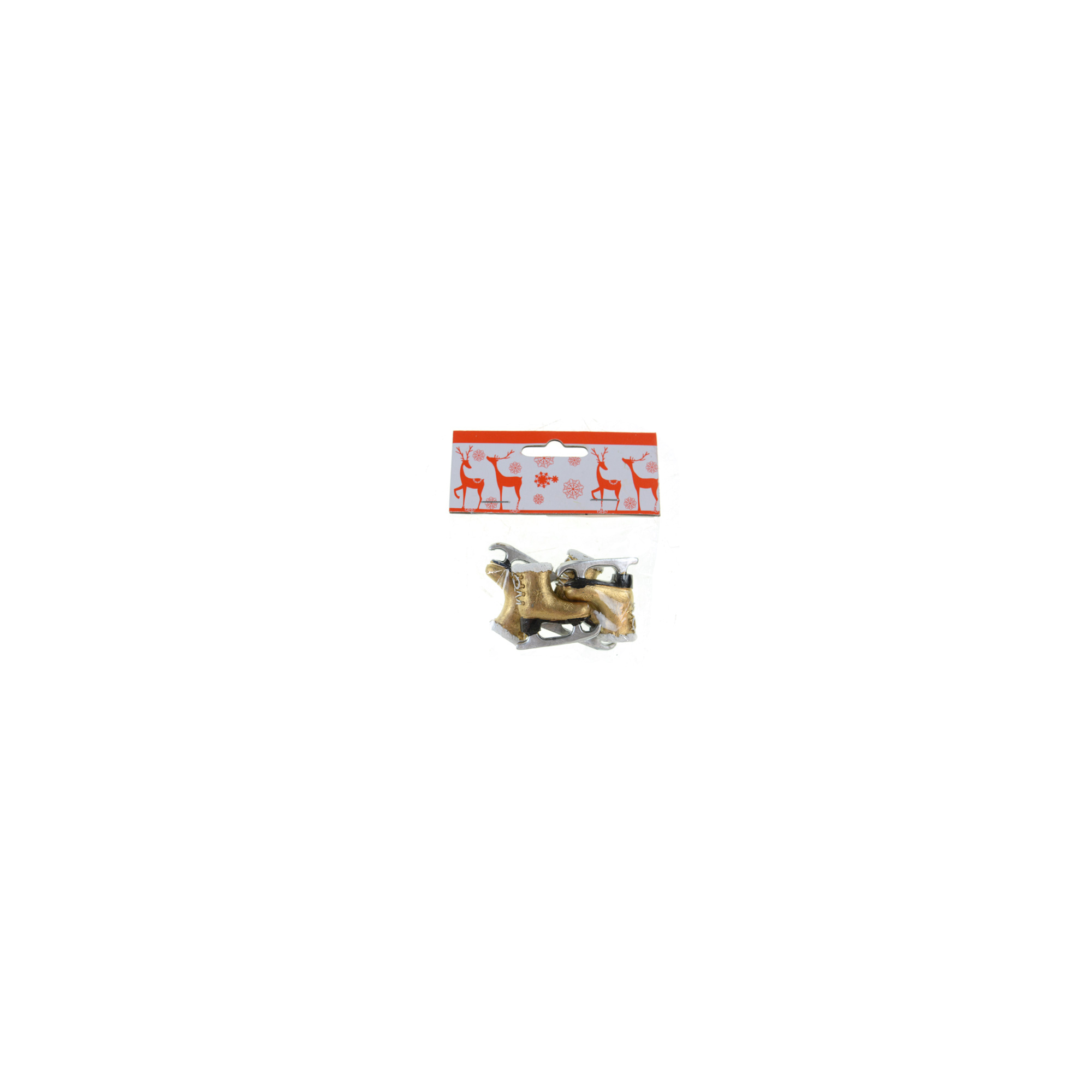 Figura korcsolya poly 3,8*3,8*0,8cm s/4 bronz