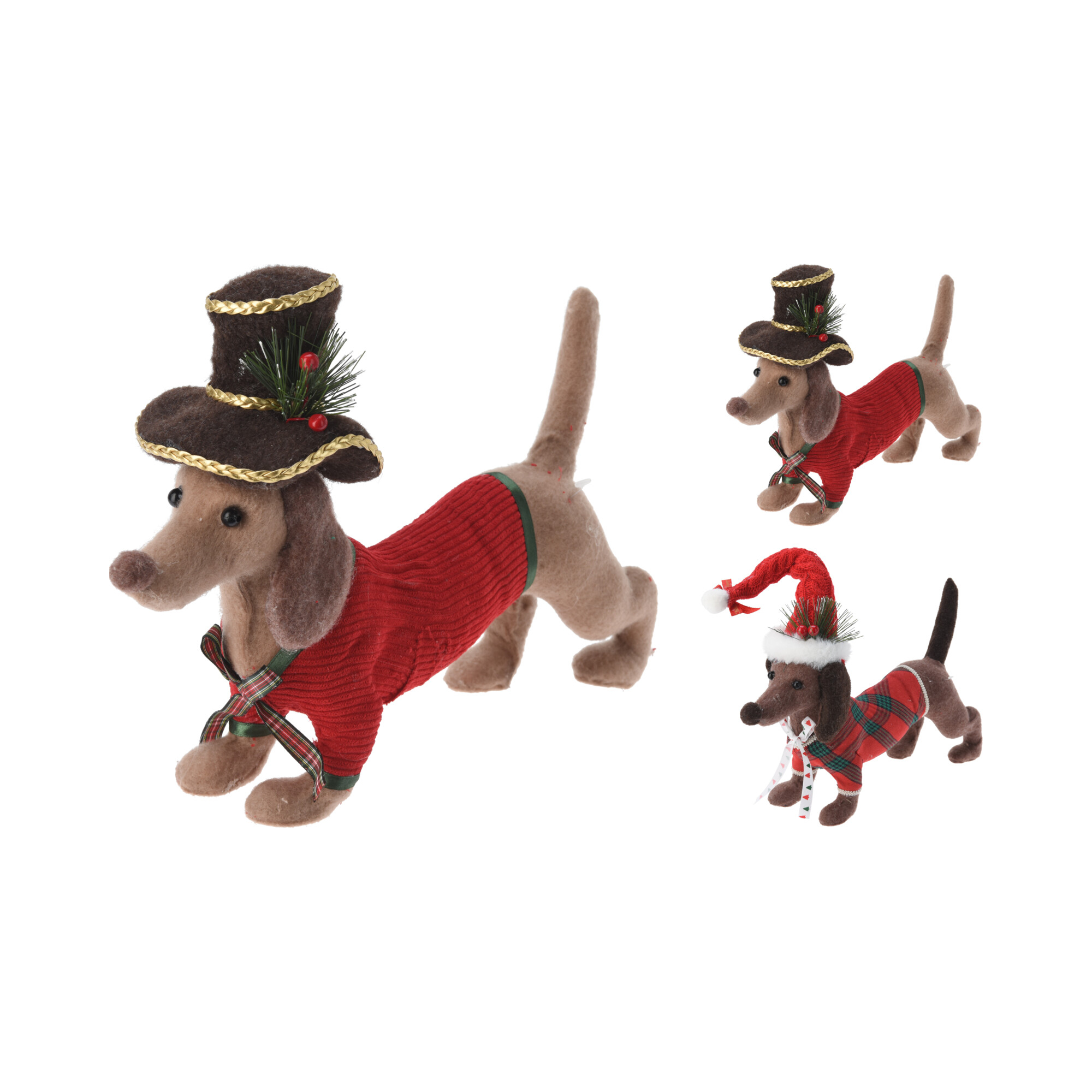 Figura kutya plüss 33*11*27cm 2féle