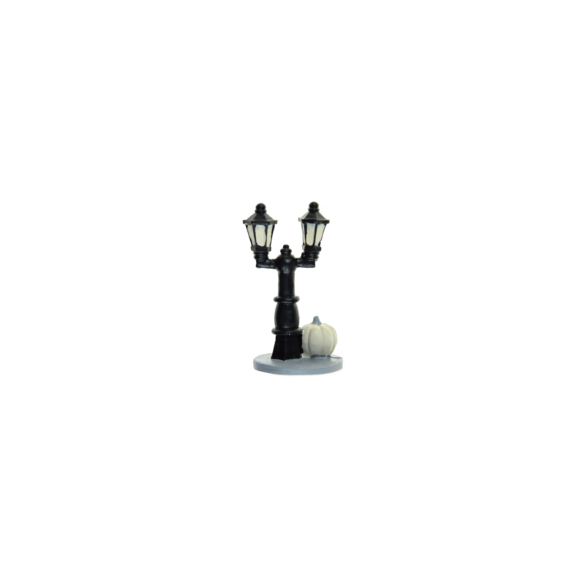 Figura lámpás poly 7,9cm fekete