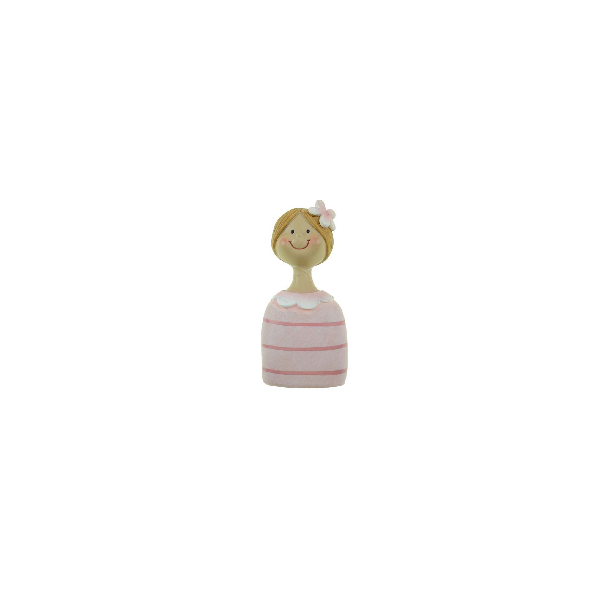 Figura lány poly 10,5cm rózsaszín