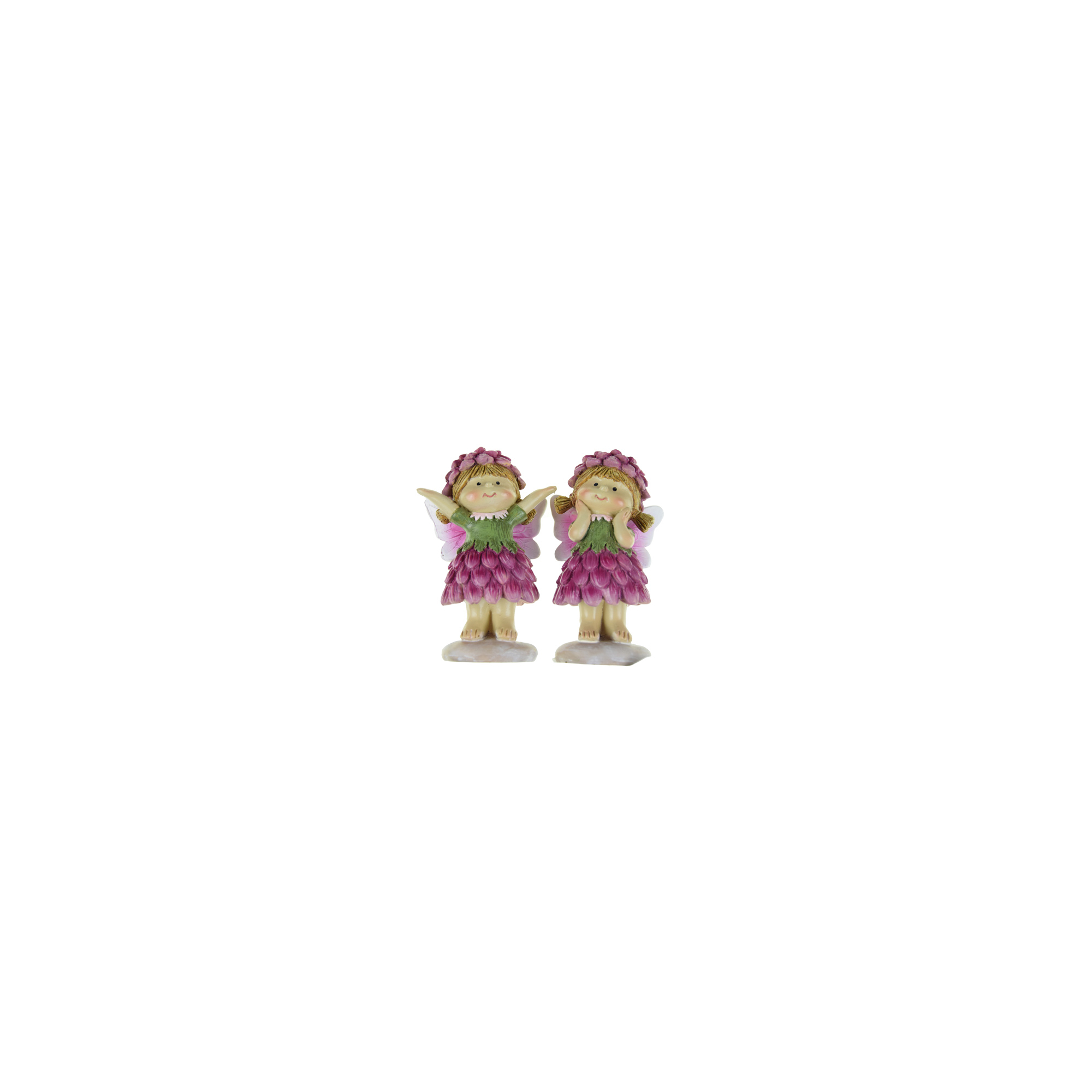 Figura lány poly 5*4*9cm 2féle rózsaszín