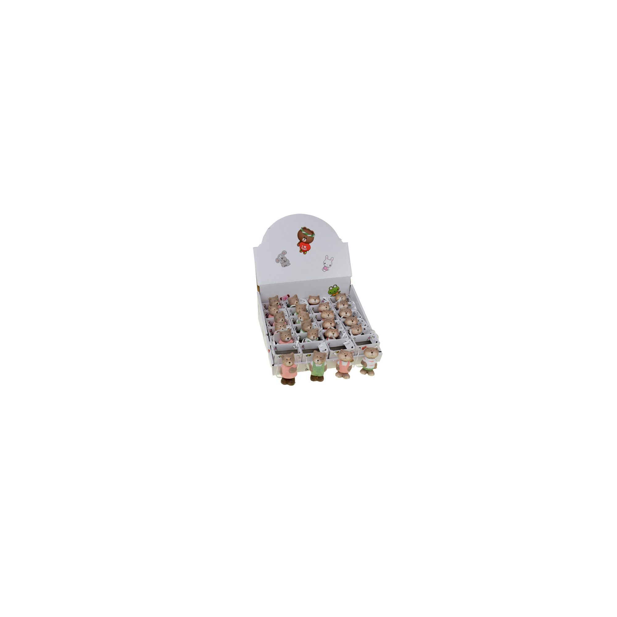 Figura lánycica kerámia 3.5*3*6.7cm rózsaszín