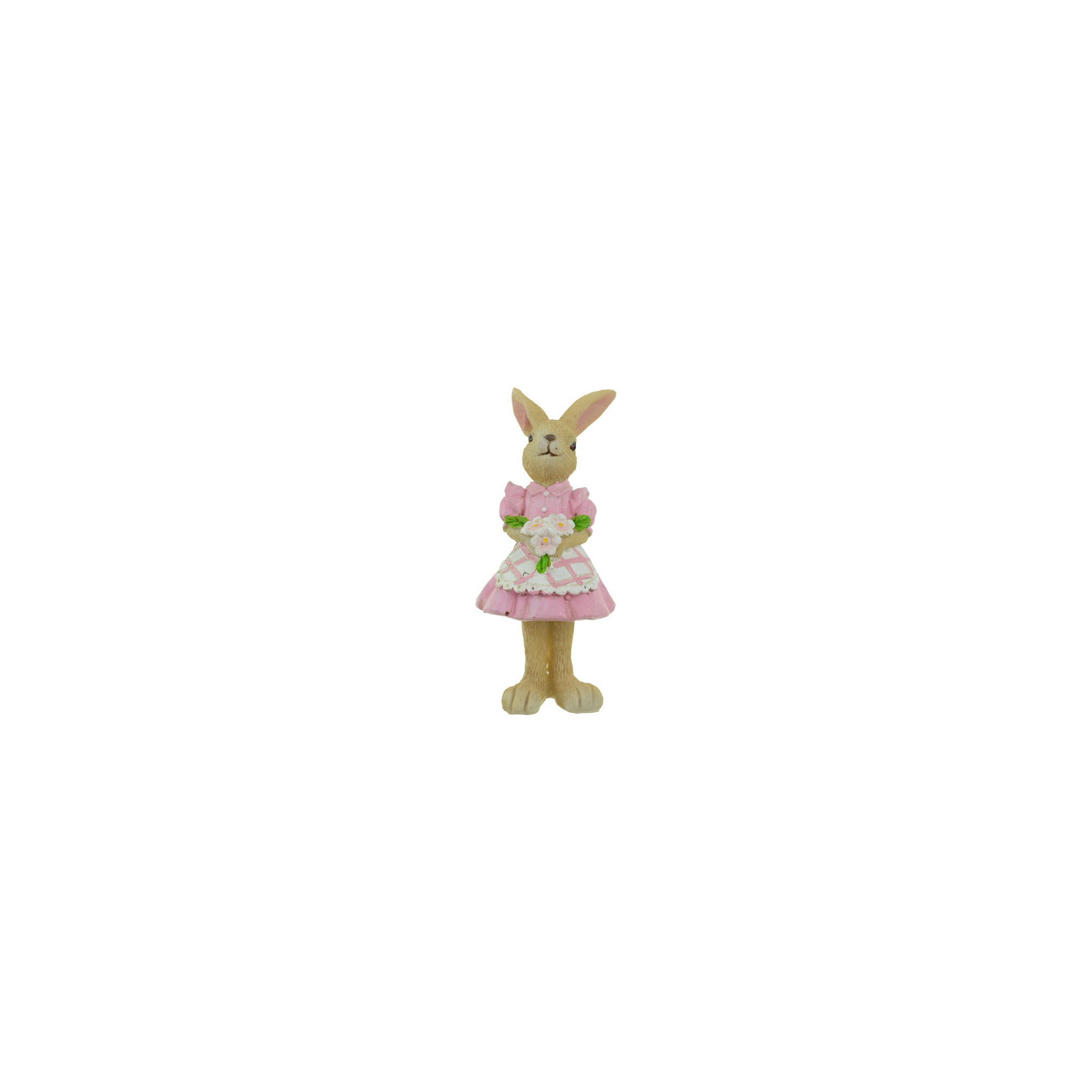 Figura lánynyuszi poly 6*6,5*13,5cm rózsaszín