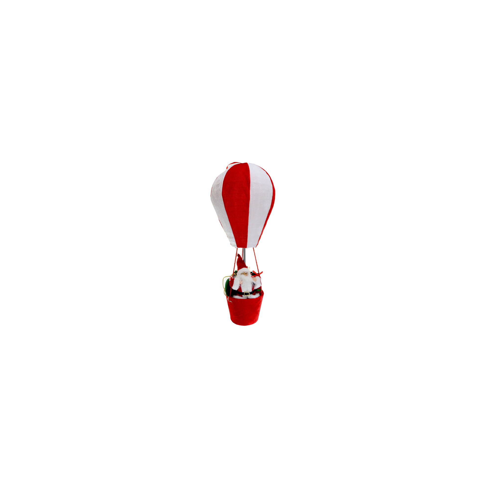 Figura léggömb 60cm mikulással piros