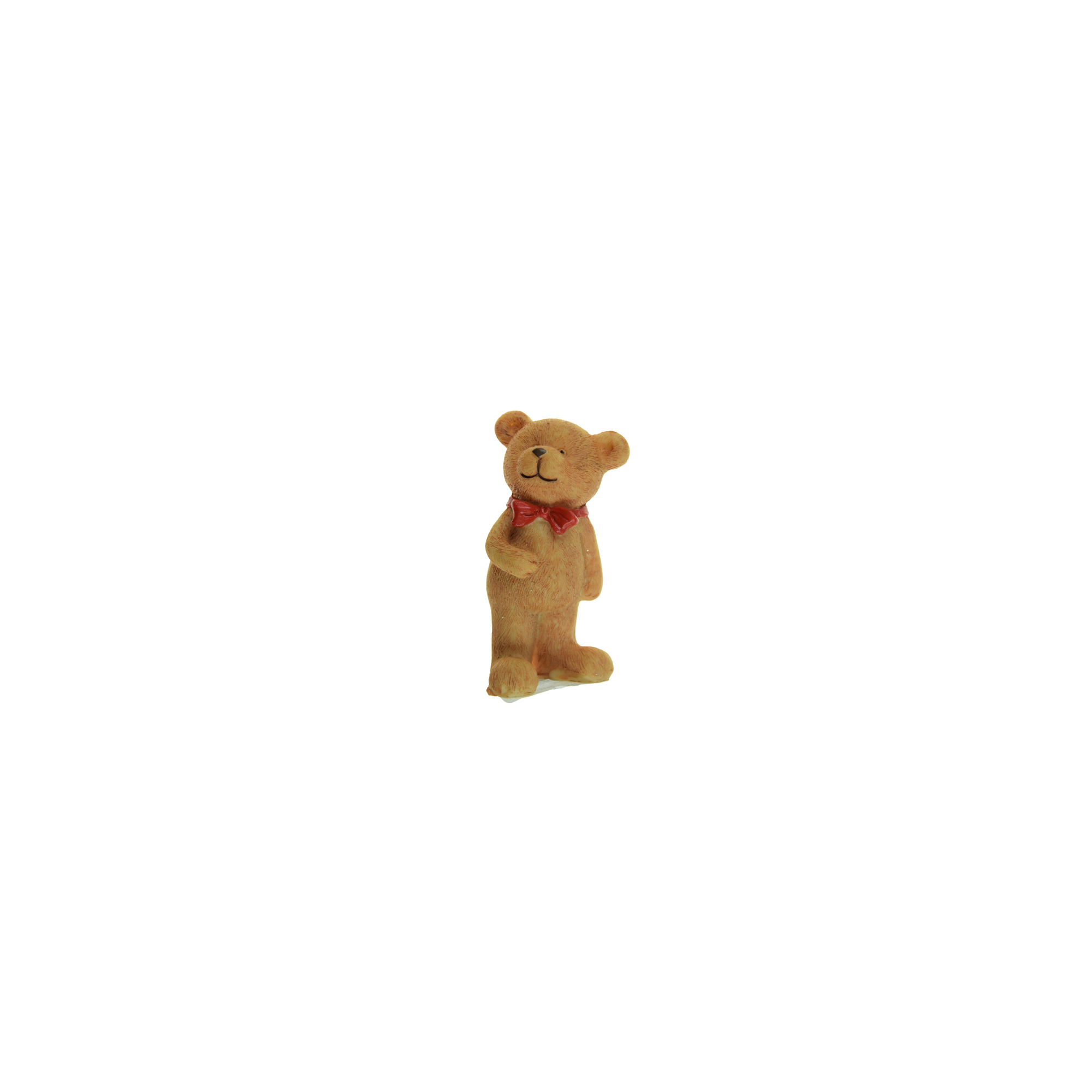 Figura maci poly 10cm barna