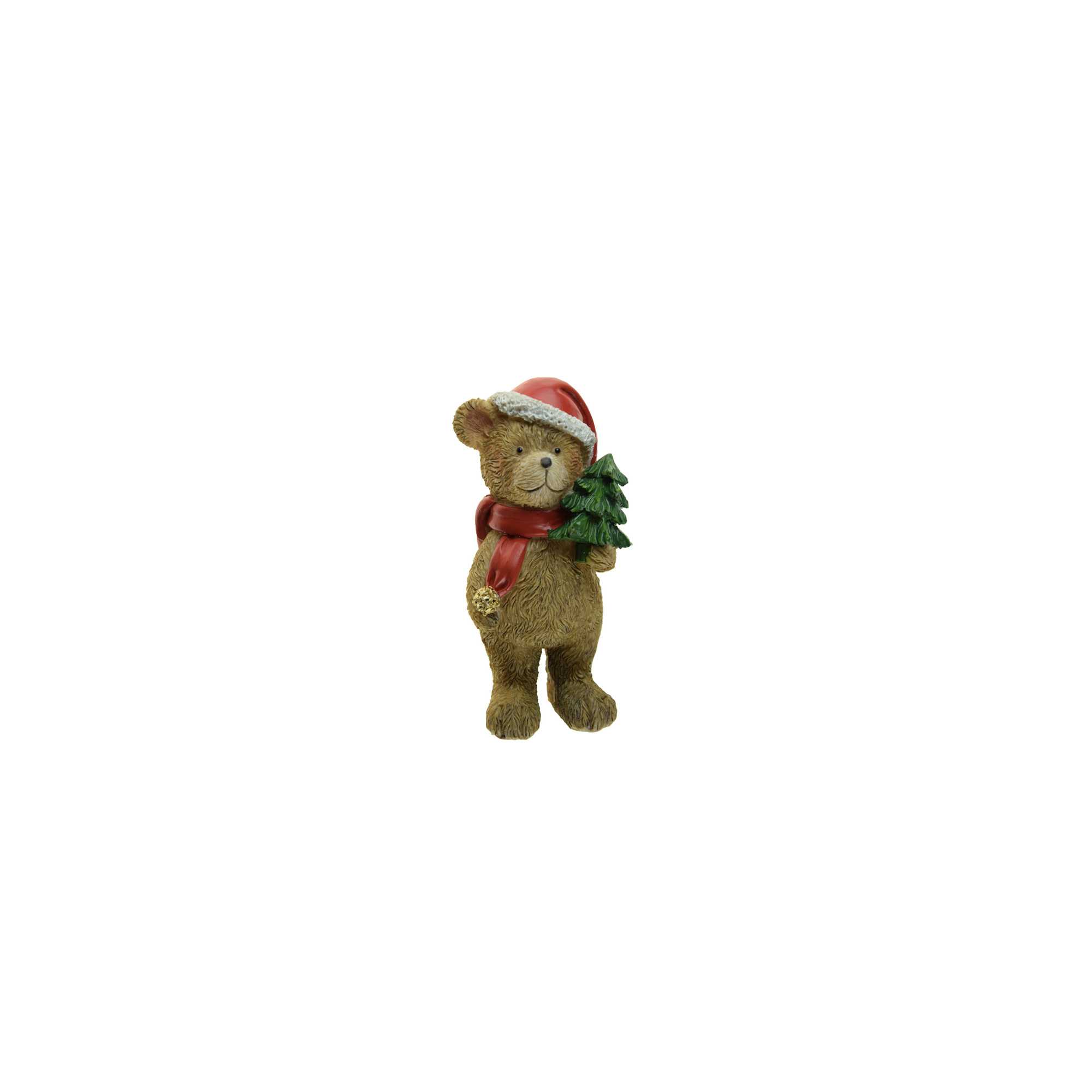 Figura maci poly 13cm barna