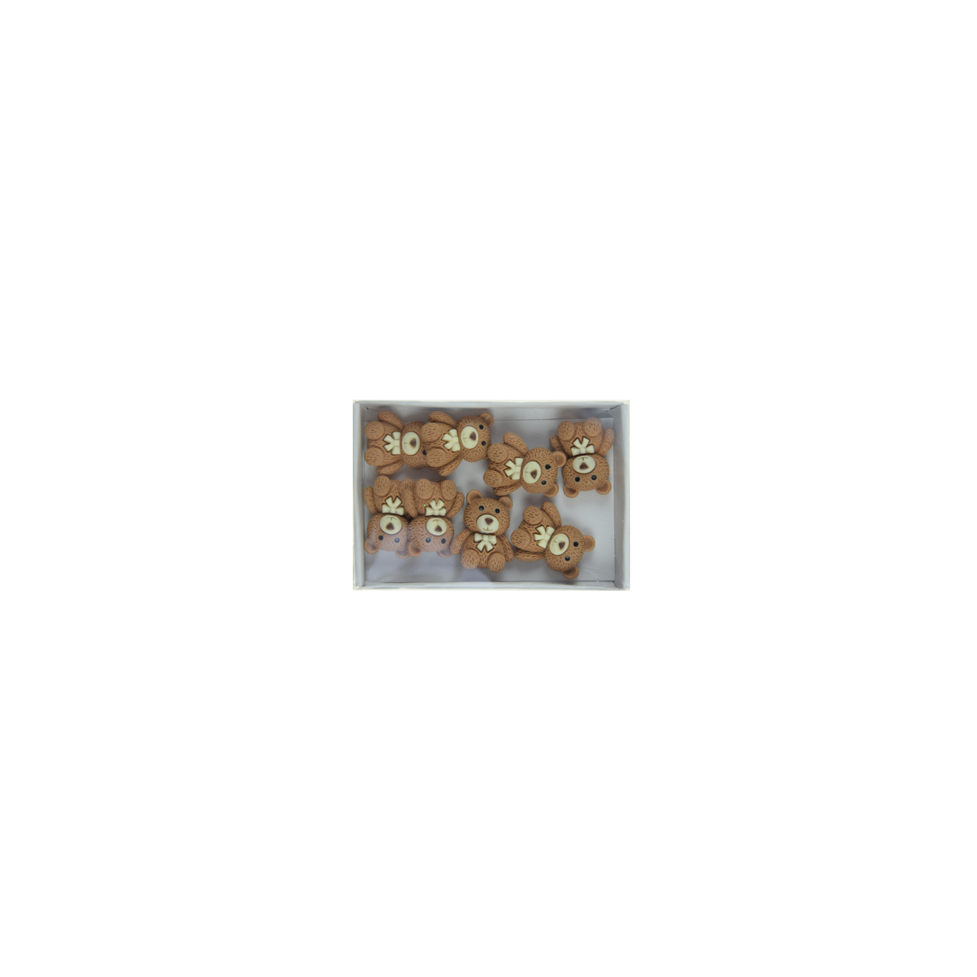 Figura maci poly 2,8cm s/8 barna