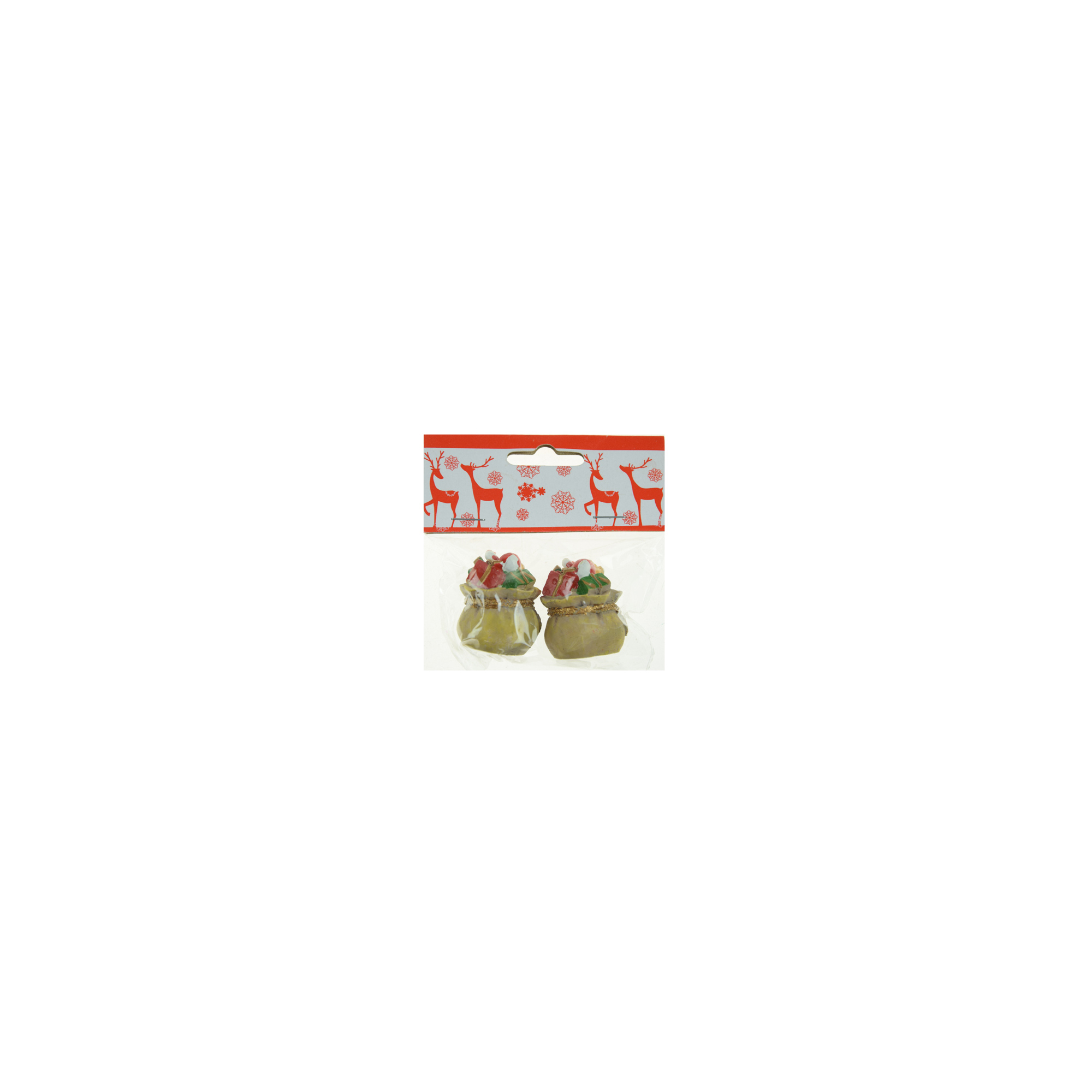Figura maci poly zsákban 3,8cm s/2 barna