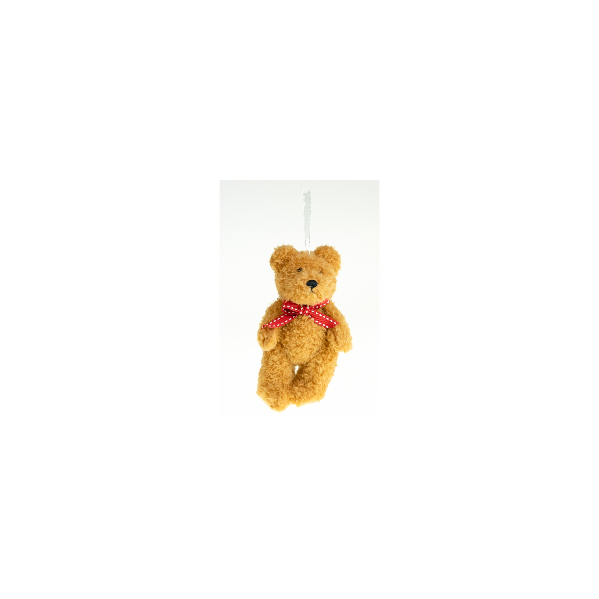 Figura maci textil 6*11,5cm barna