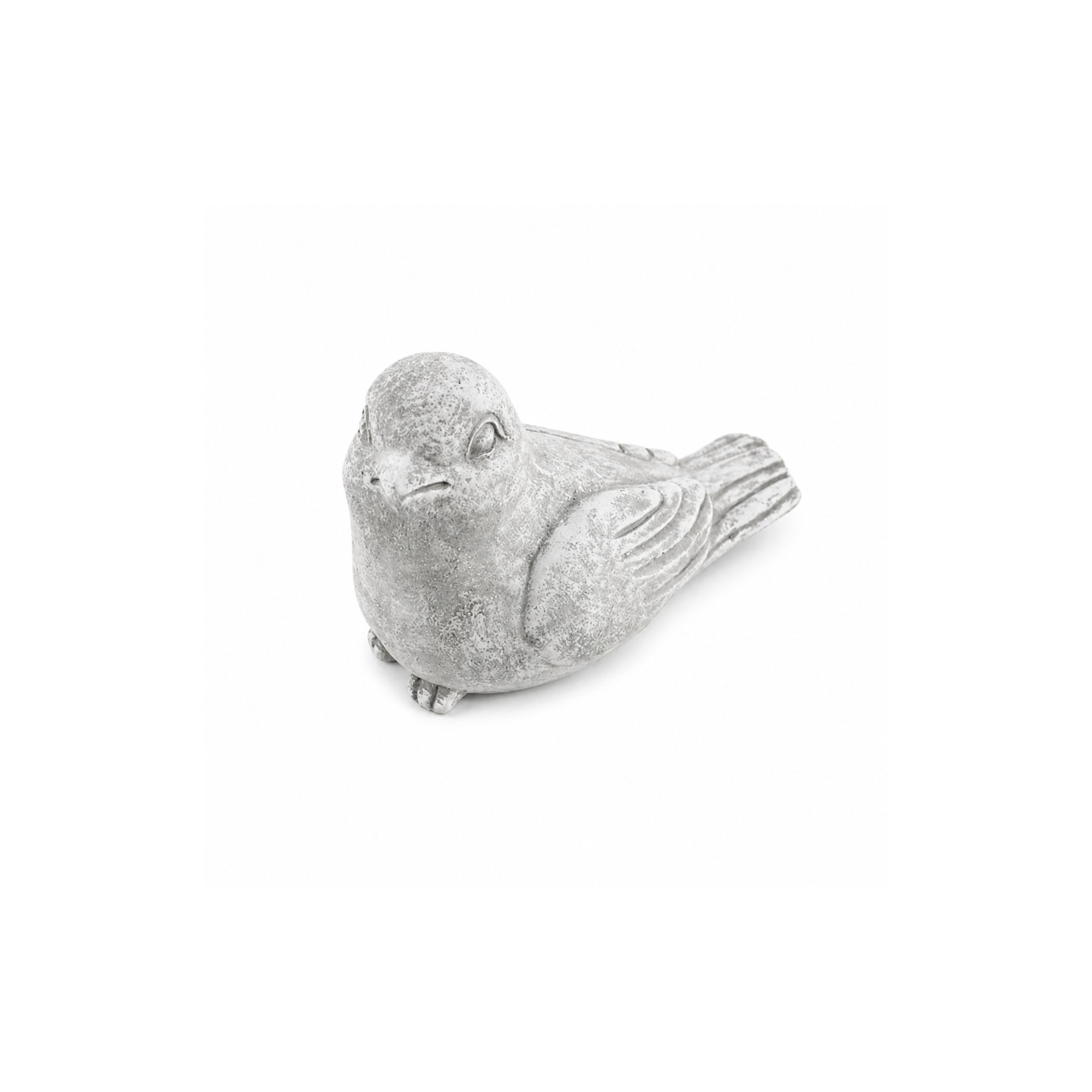 Figura madár cement 12x6x8.5cm szürke