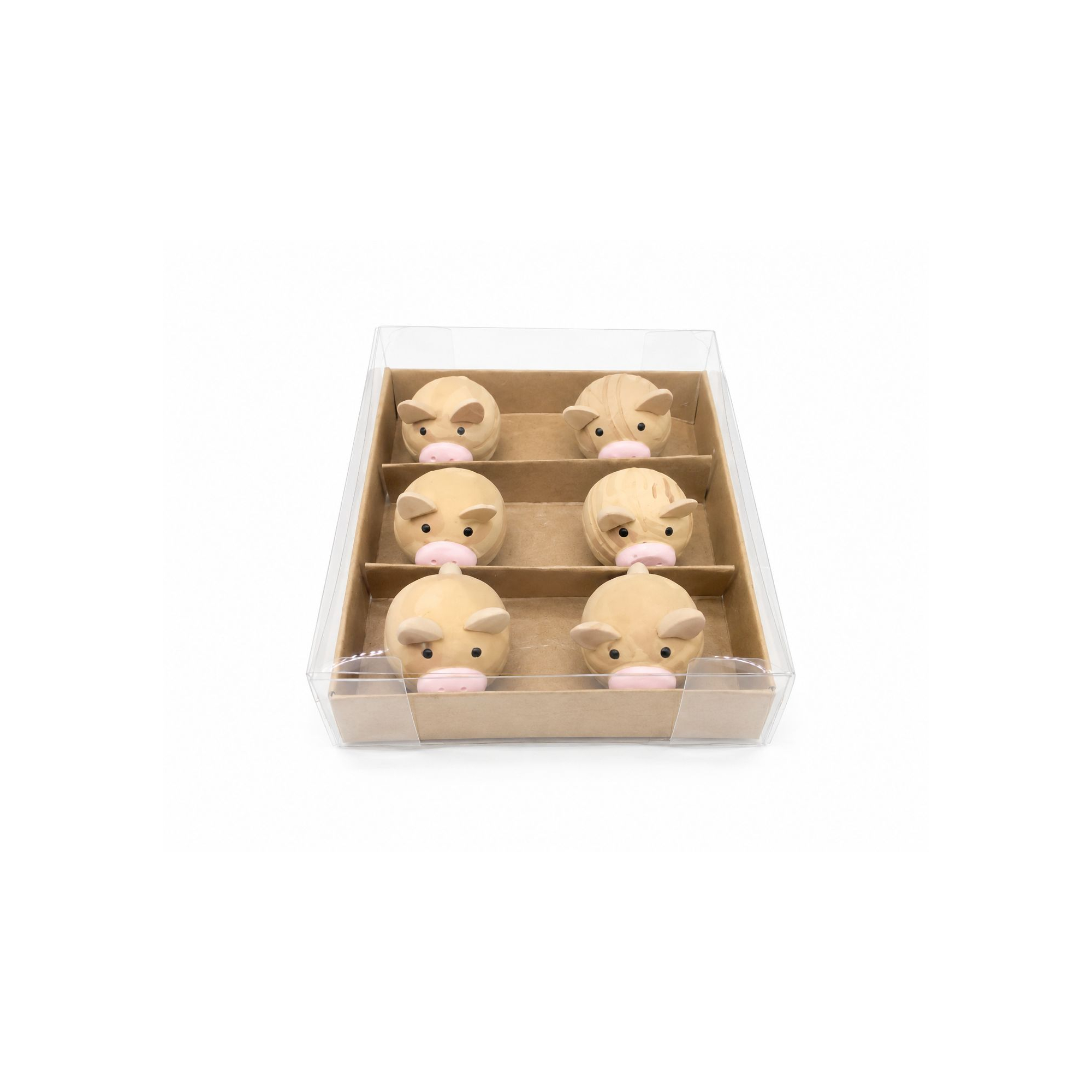 Figura malac fa 11*8*3,5cm s/6 natúr