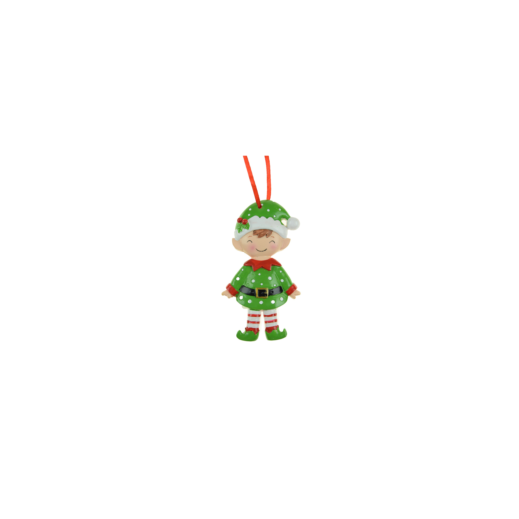 Figura manó poly 10,8cm zöld