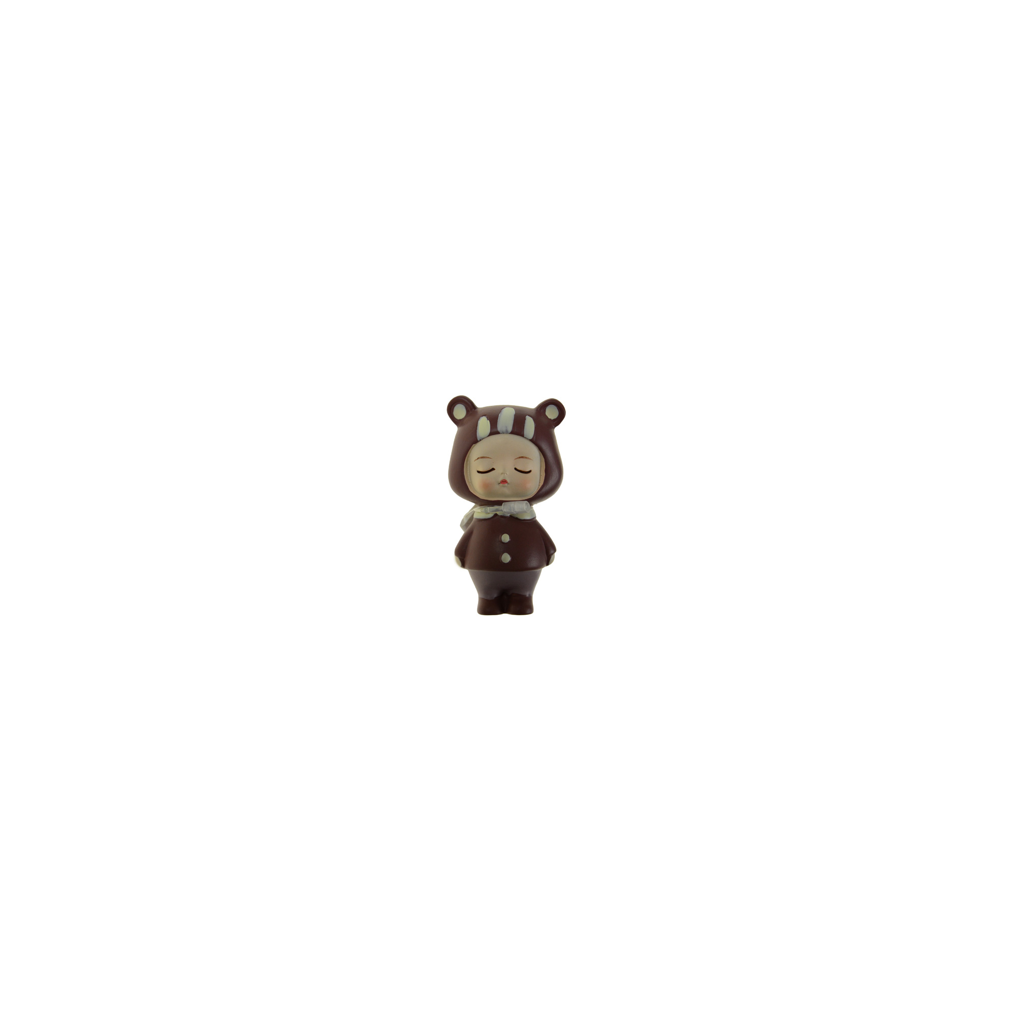 Figura manójelmezes gyerek poly 3,7*3*7cm barna