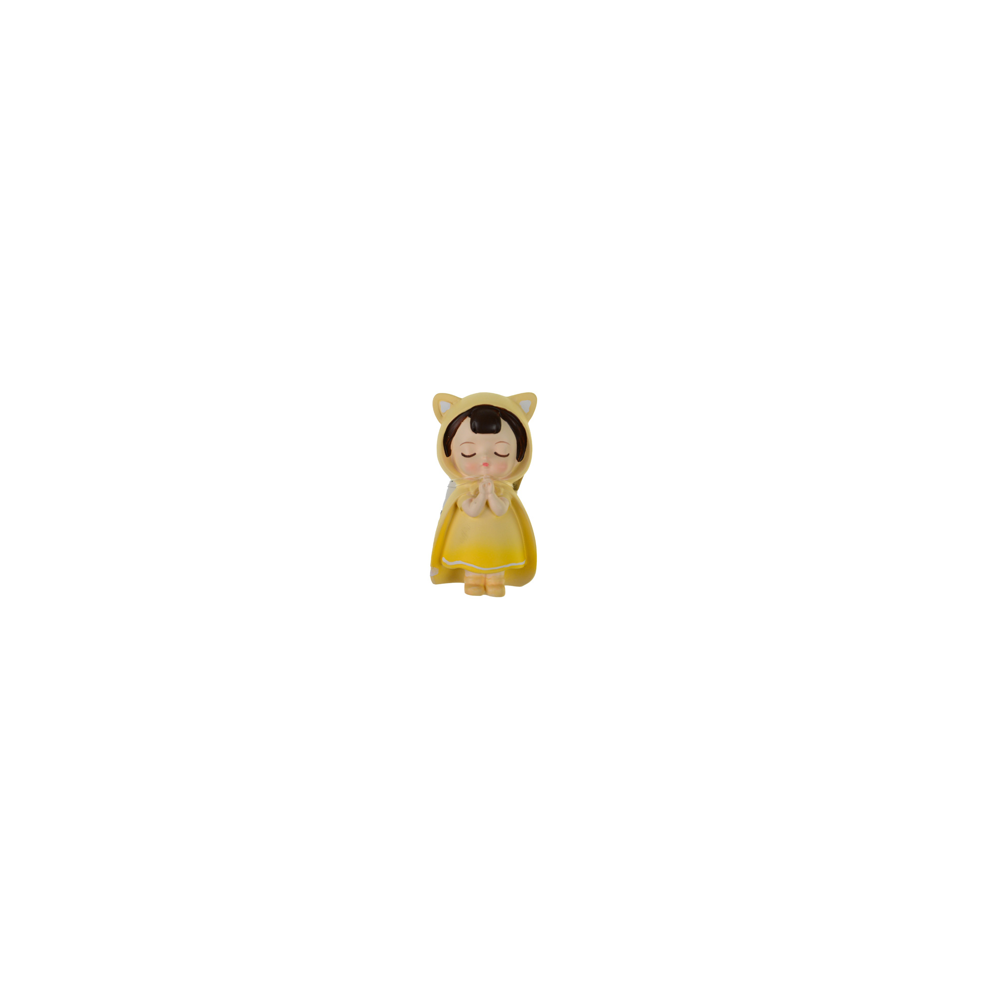 Figura manójelmezes gyerek poly 3,7*3*7cm sárga