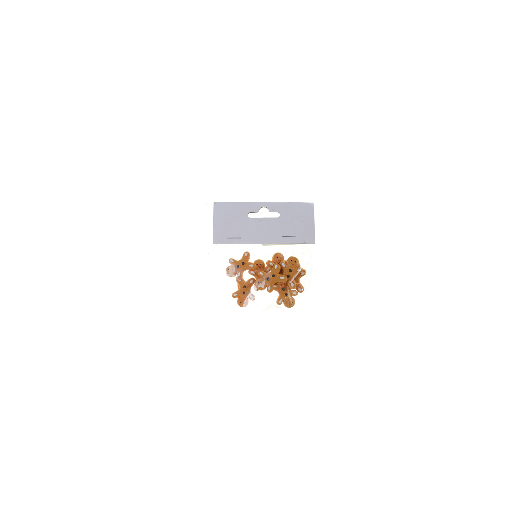 Figura mézeskalács poly 3*2,2*0,5cm s/8 barna