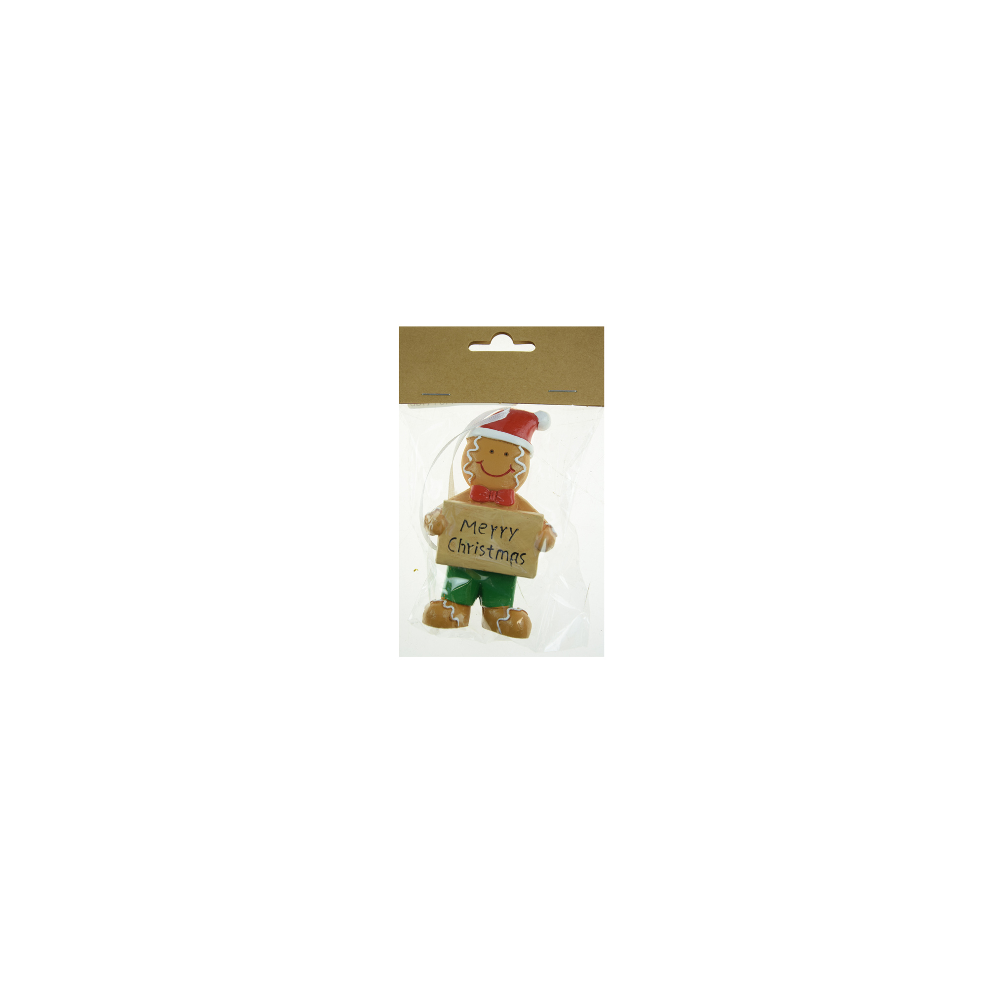 Figura mézi poly táblával 9,9cm barna