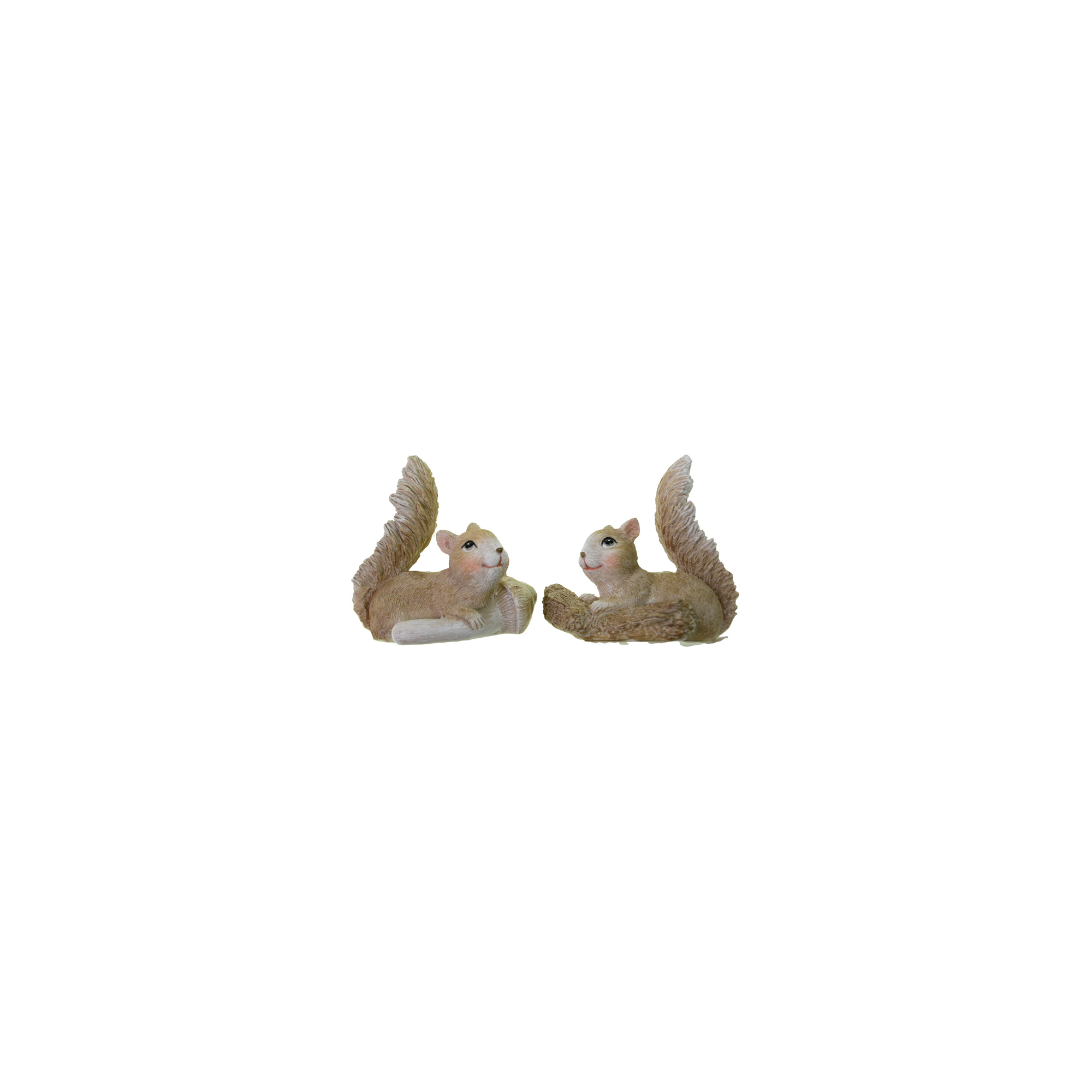Figura mókus poly 6.5*4*7cm 2féle barna