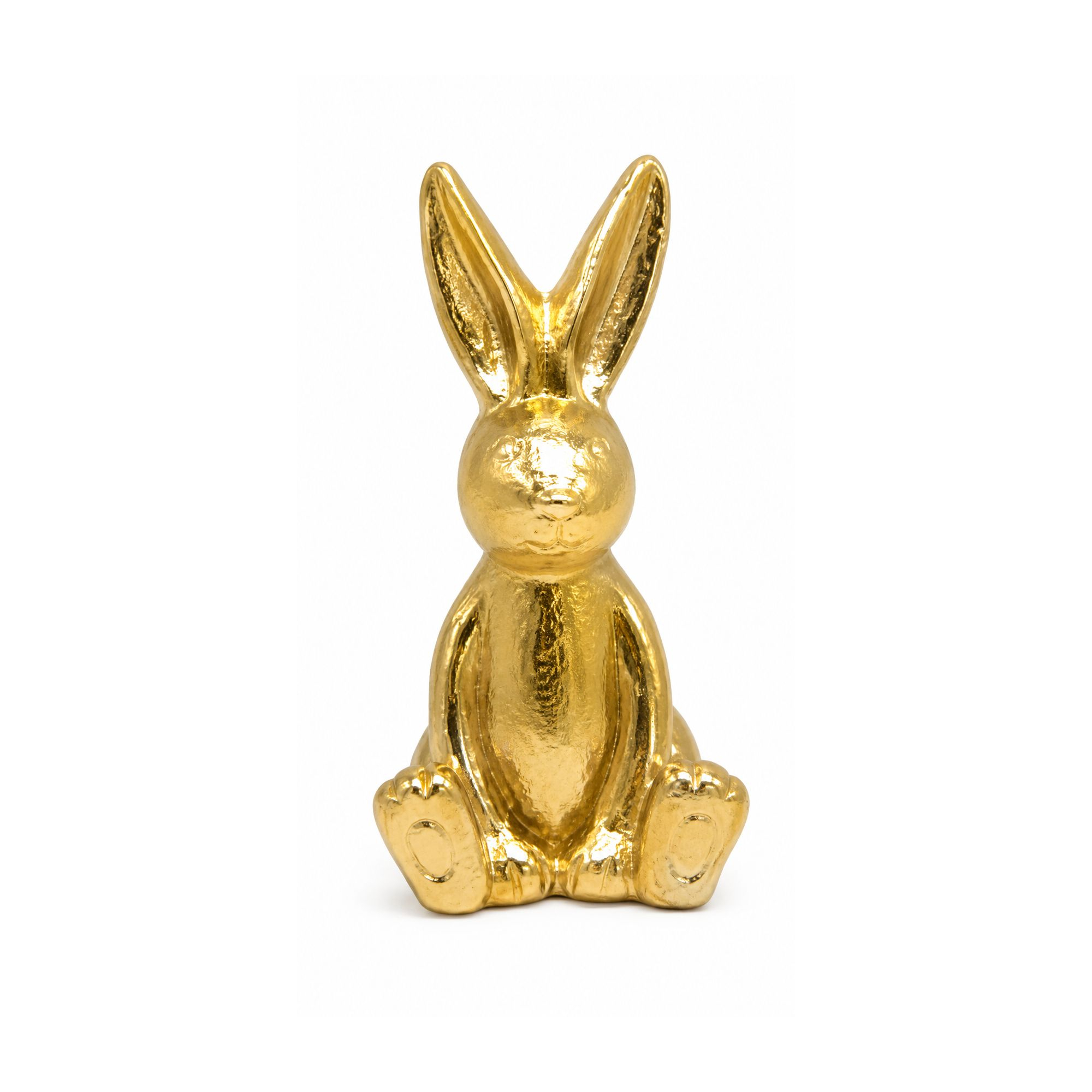 Figura nyuszi poly 5.8*5.8*11.2cm arany