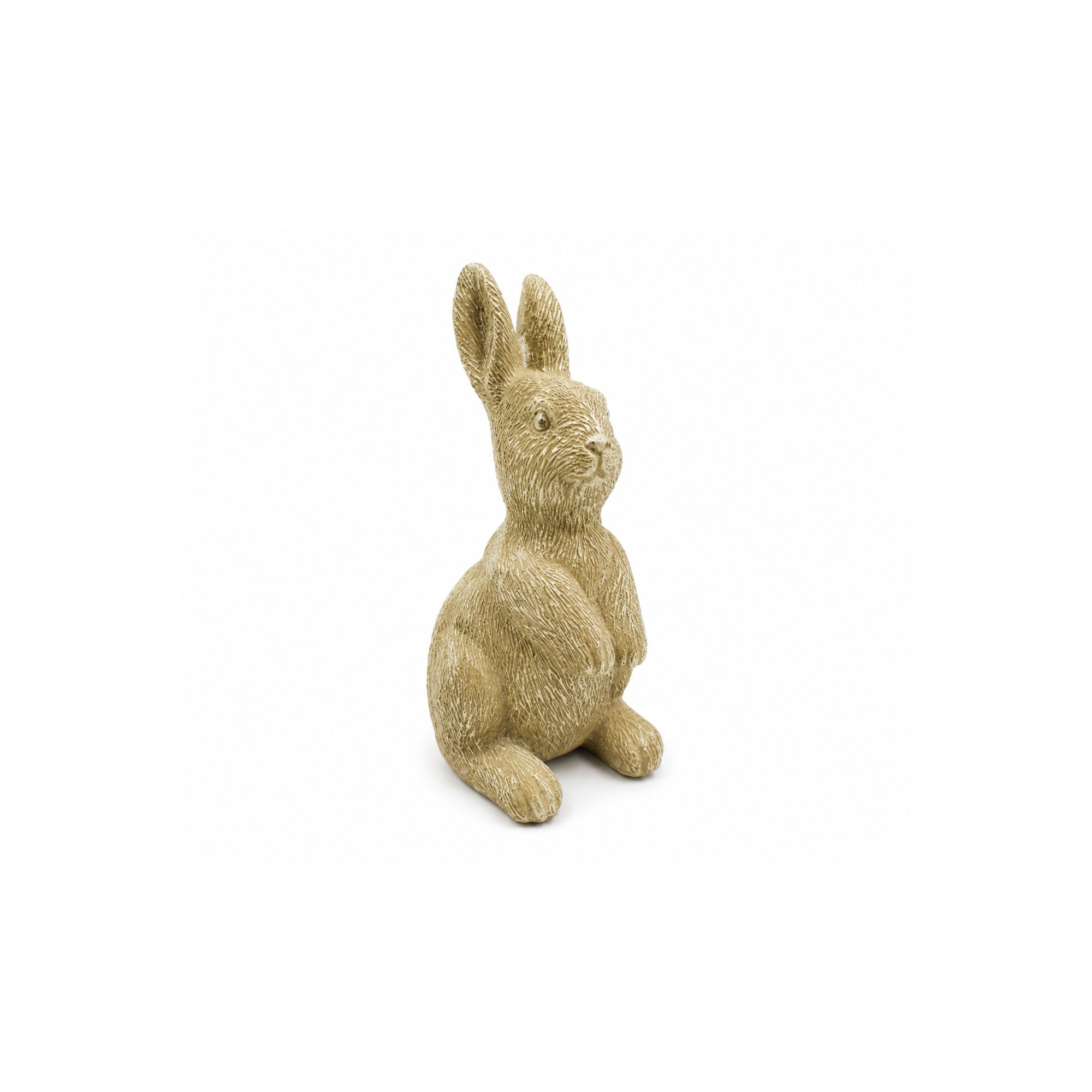 Figura nyuszi poly 7*5*11cm arany