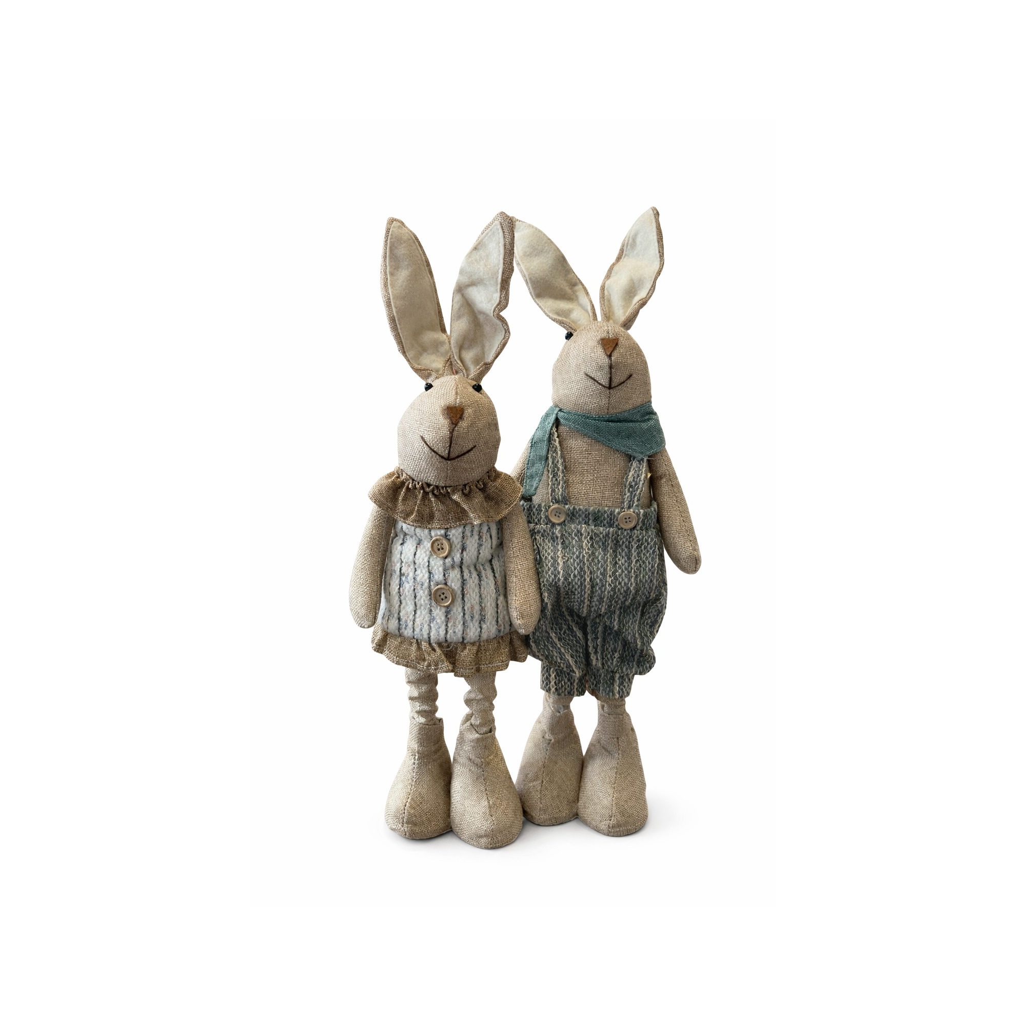 Figura nyuszi textil 50cm 2féle