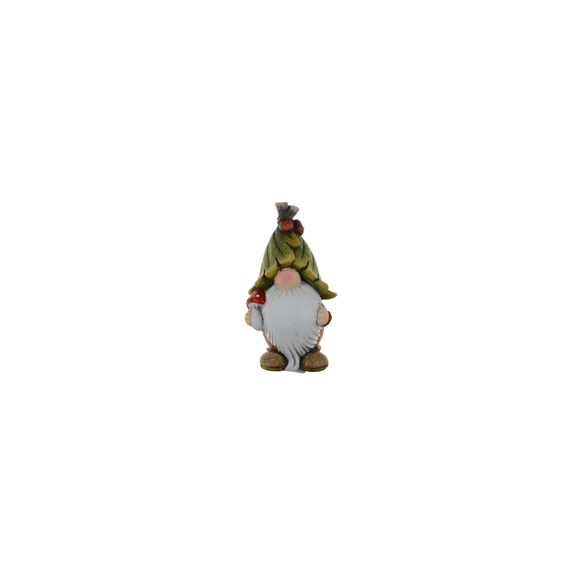 Figura orrmanó kerámia 10.3*7*18cmH erdei zöld