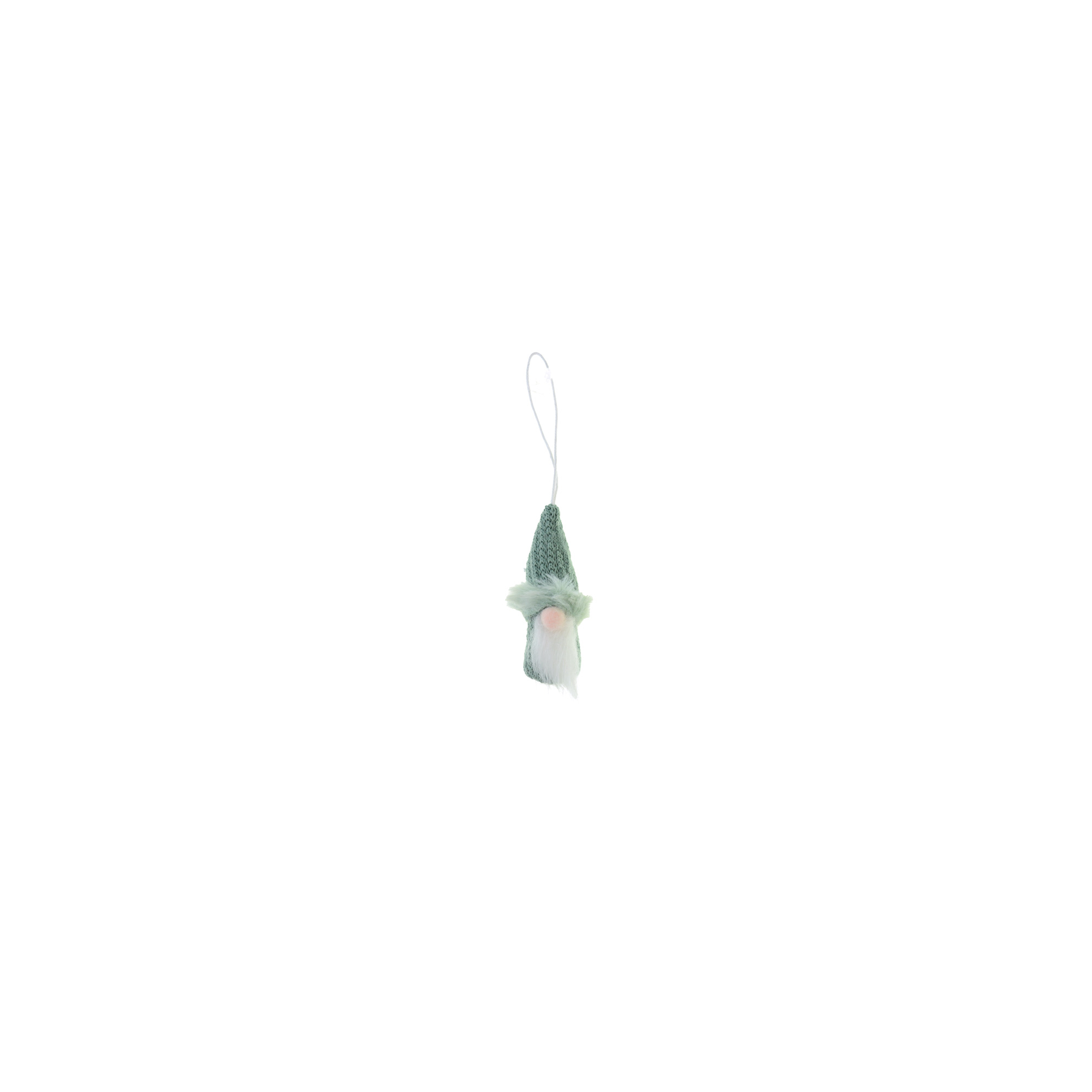 Figura orrmanó plüss 8 cm akasztós zöld