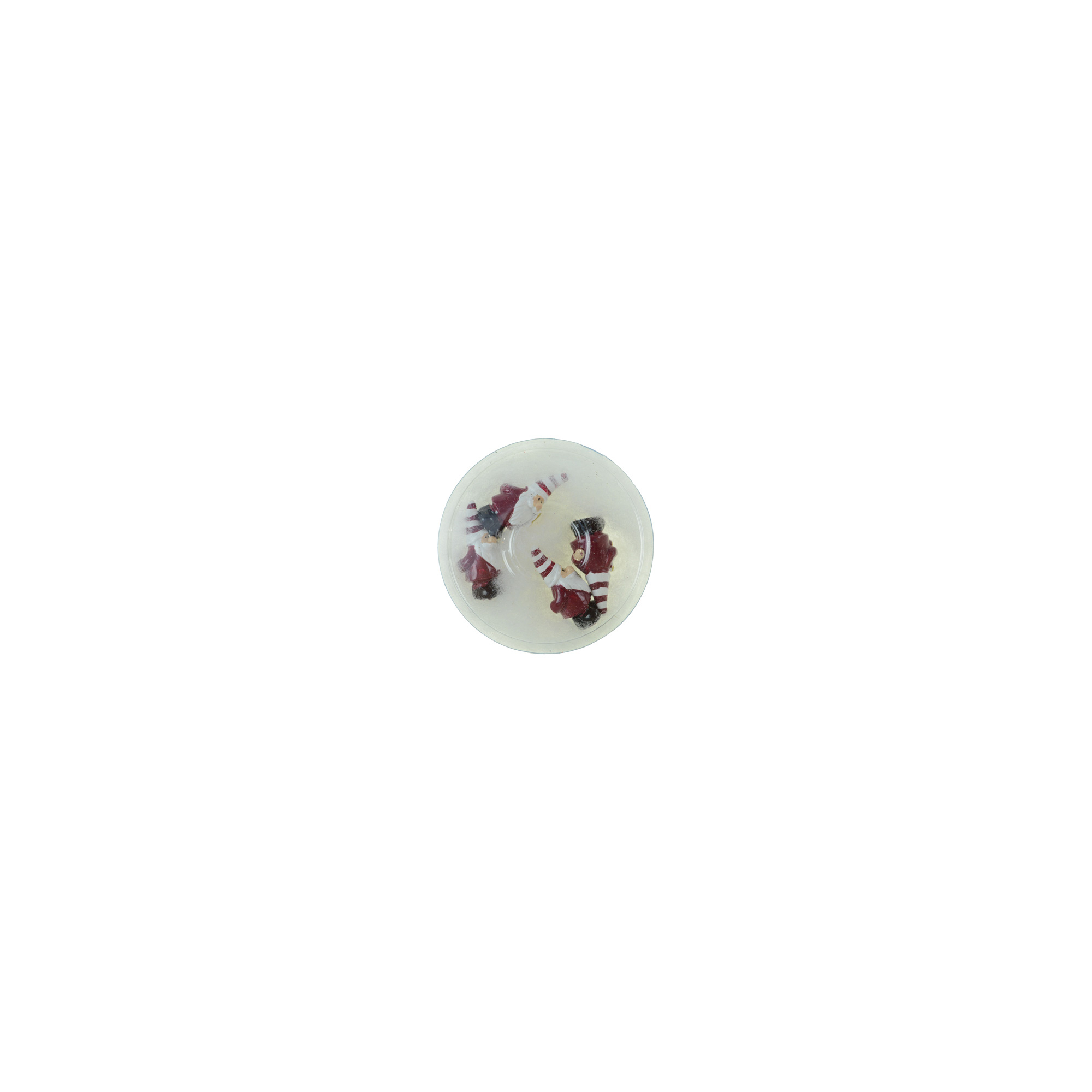 Figura orrmanó poly 1,8*1,7*4cm s/4 piros