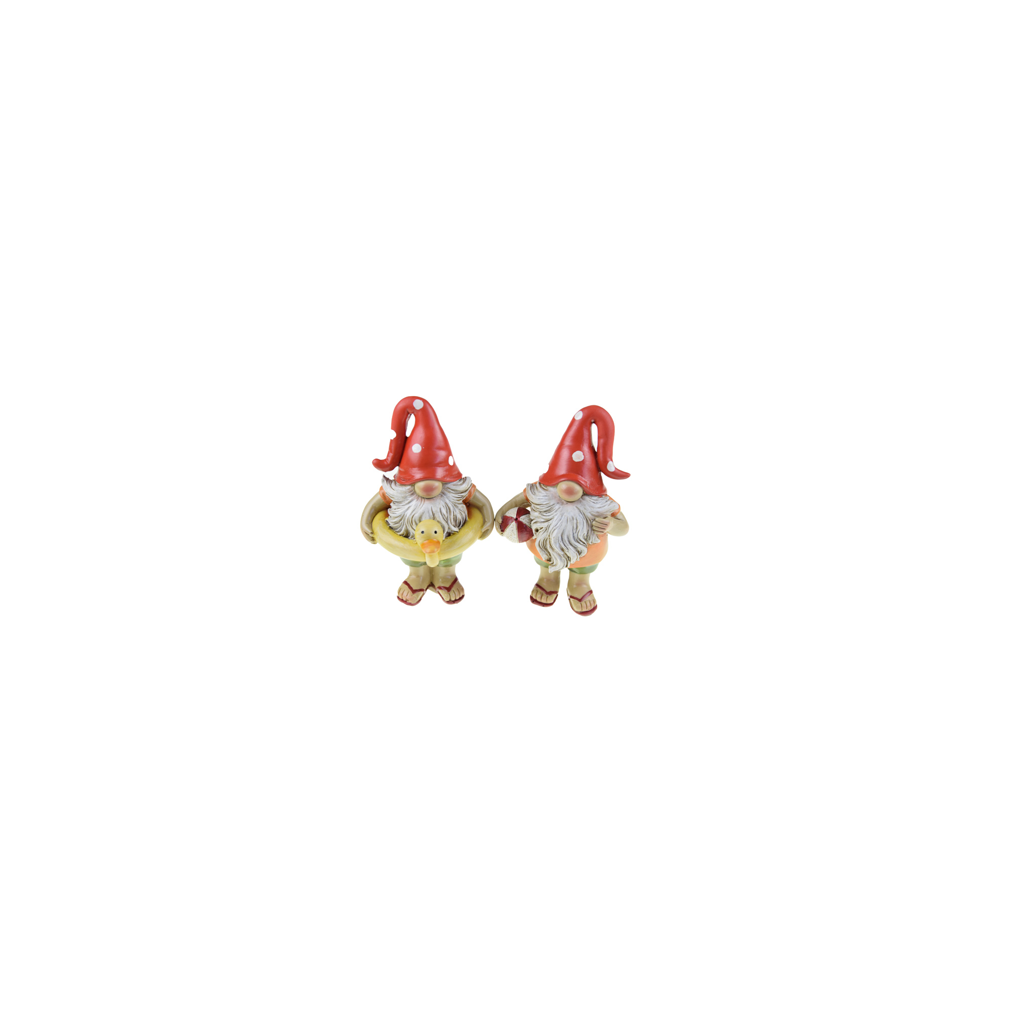 Figura orrmanó poly strandoló 6.5*6.5*11.5cm 2féle piros