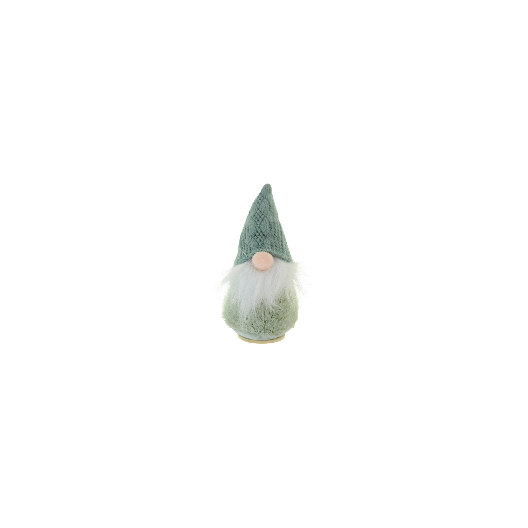 Figura orrmanó textil 11cm zöld