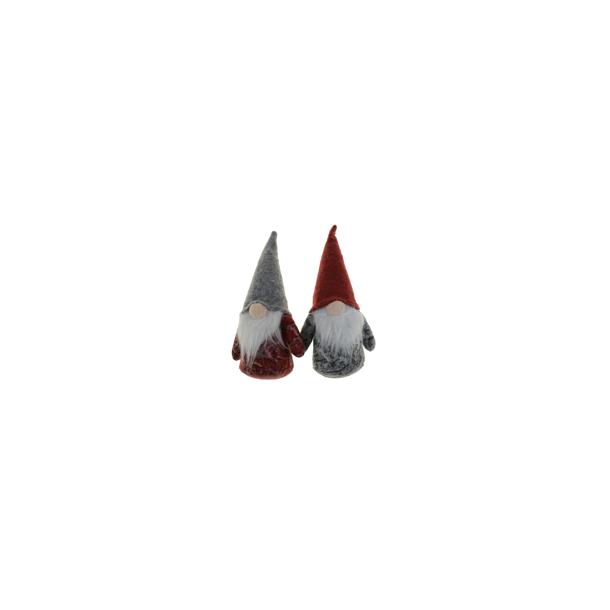 Figura Orrmanó textil 16cm 2féle szürke-piros