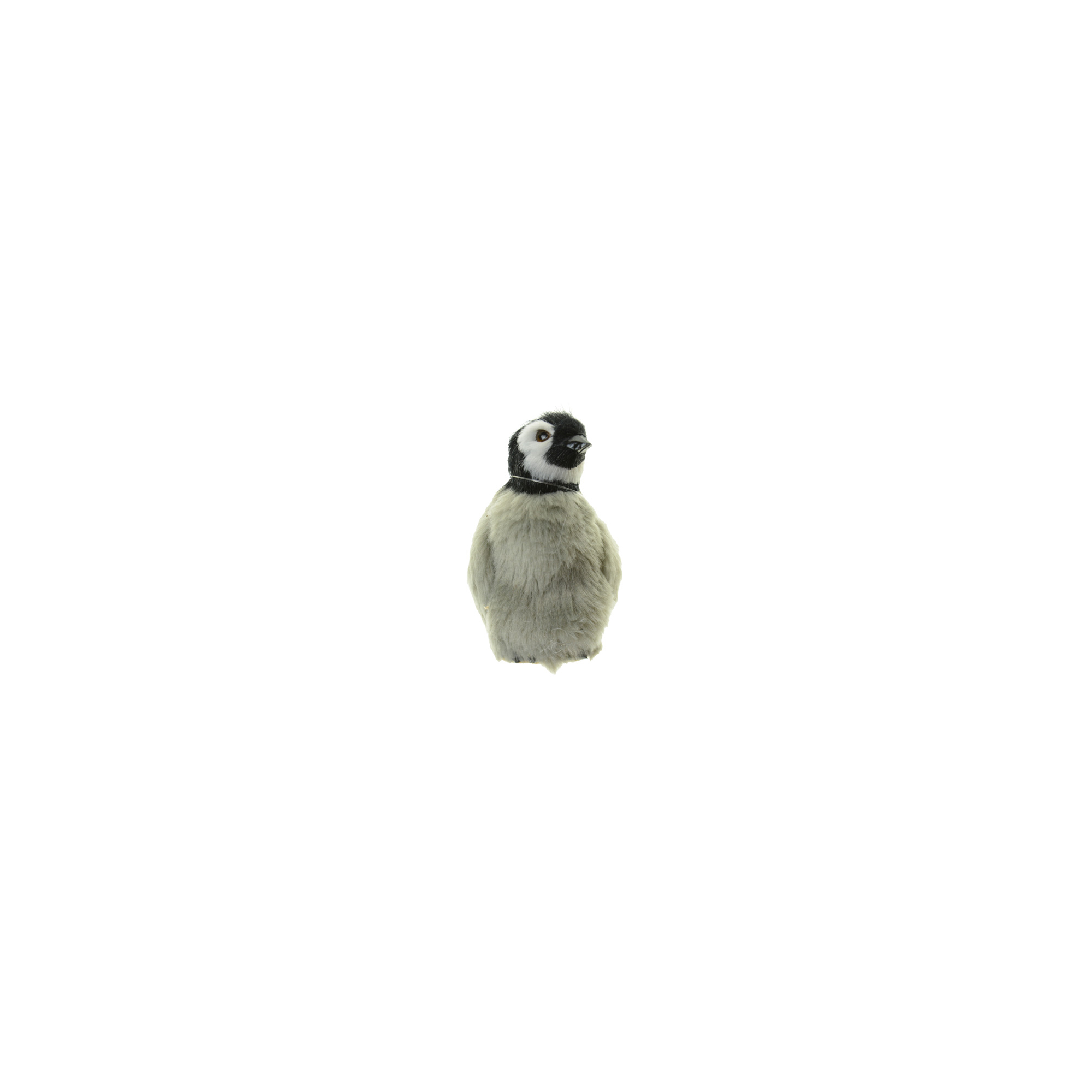 Figura pingvin textil 5*5*9CMcm szürke