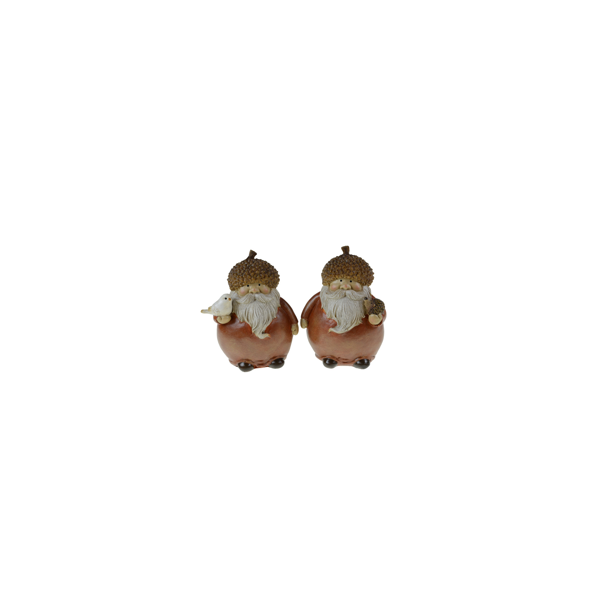 Figura poly 9*7*13 cm 2 féle barna