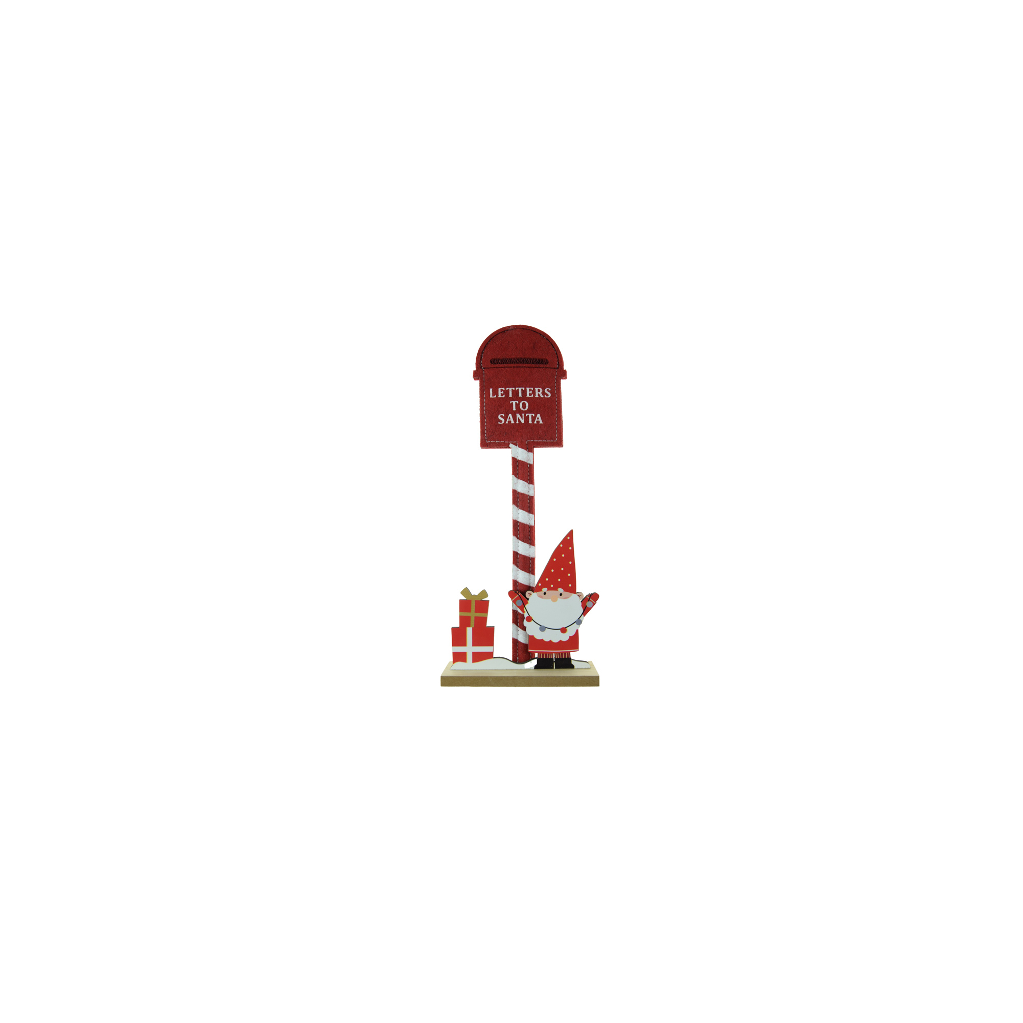 Figura postaláda poly 13.5*4*31.5cm piros