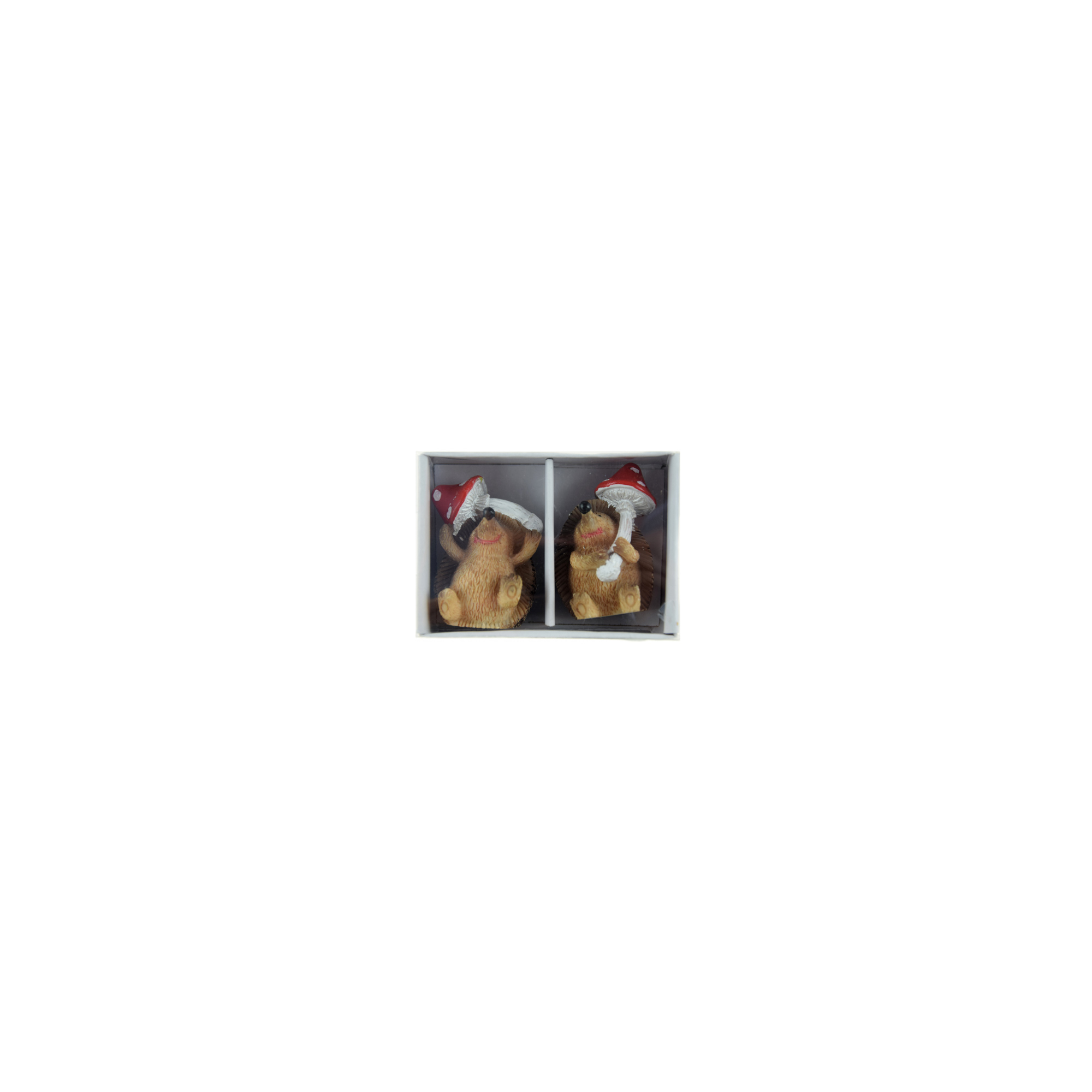 Figura süni poly gombával 4,4cm s/2 barna
