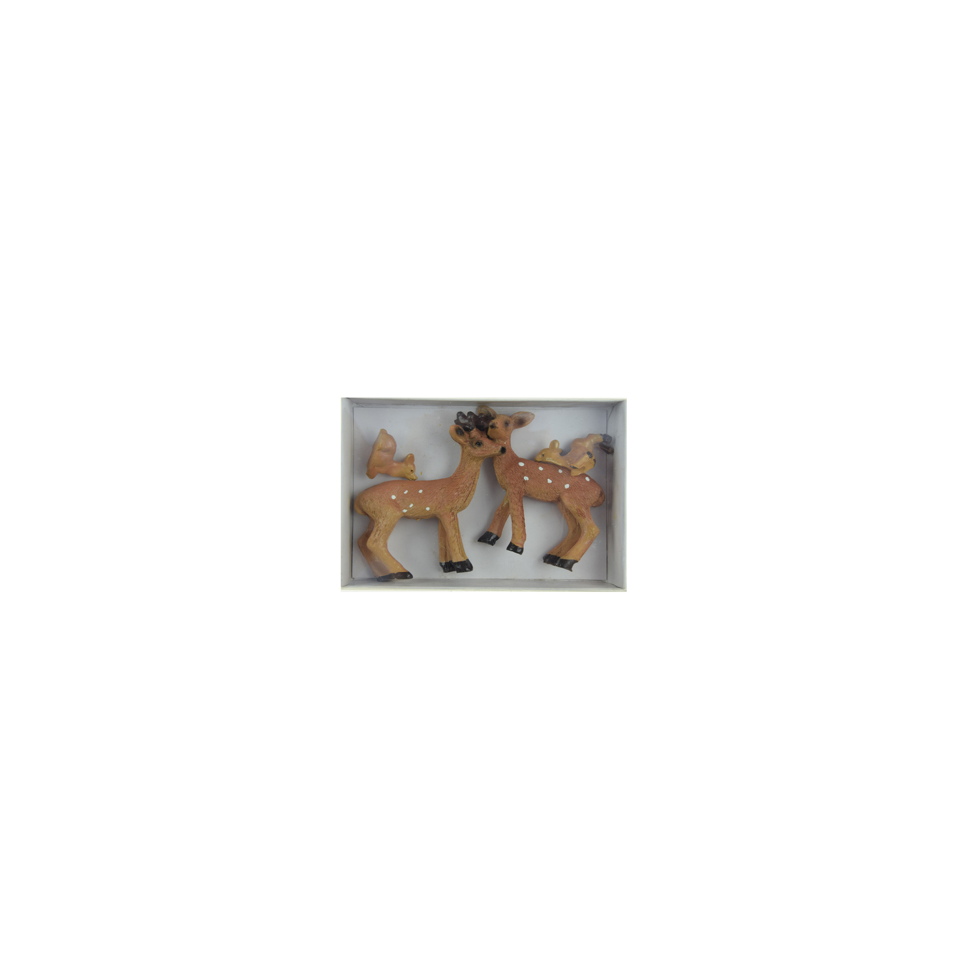 Figura szarvas poly 2,5cm s/4 barna