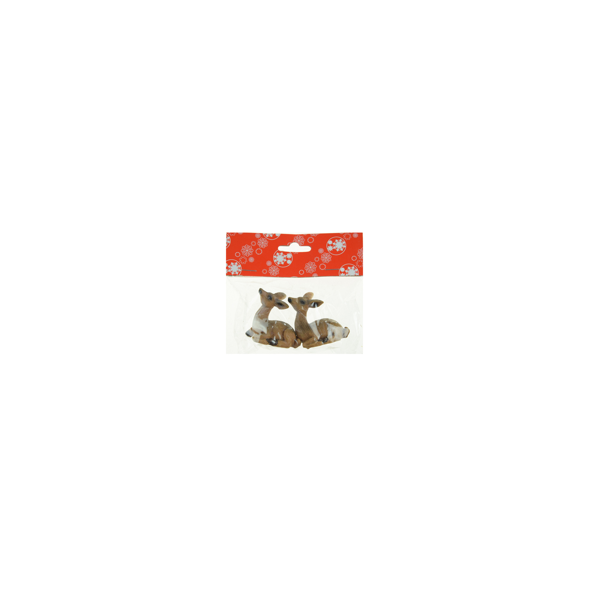 Figura szarvas poly 5cm s/2 barna