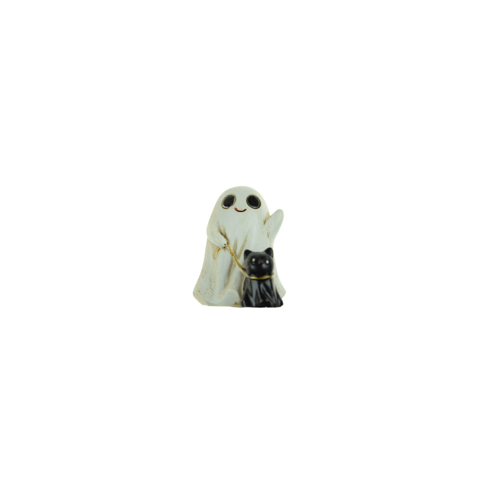 Figura szellem poly 4,6*4,9*5,8cm fehér