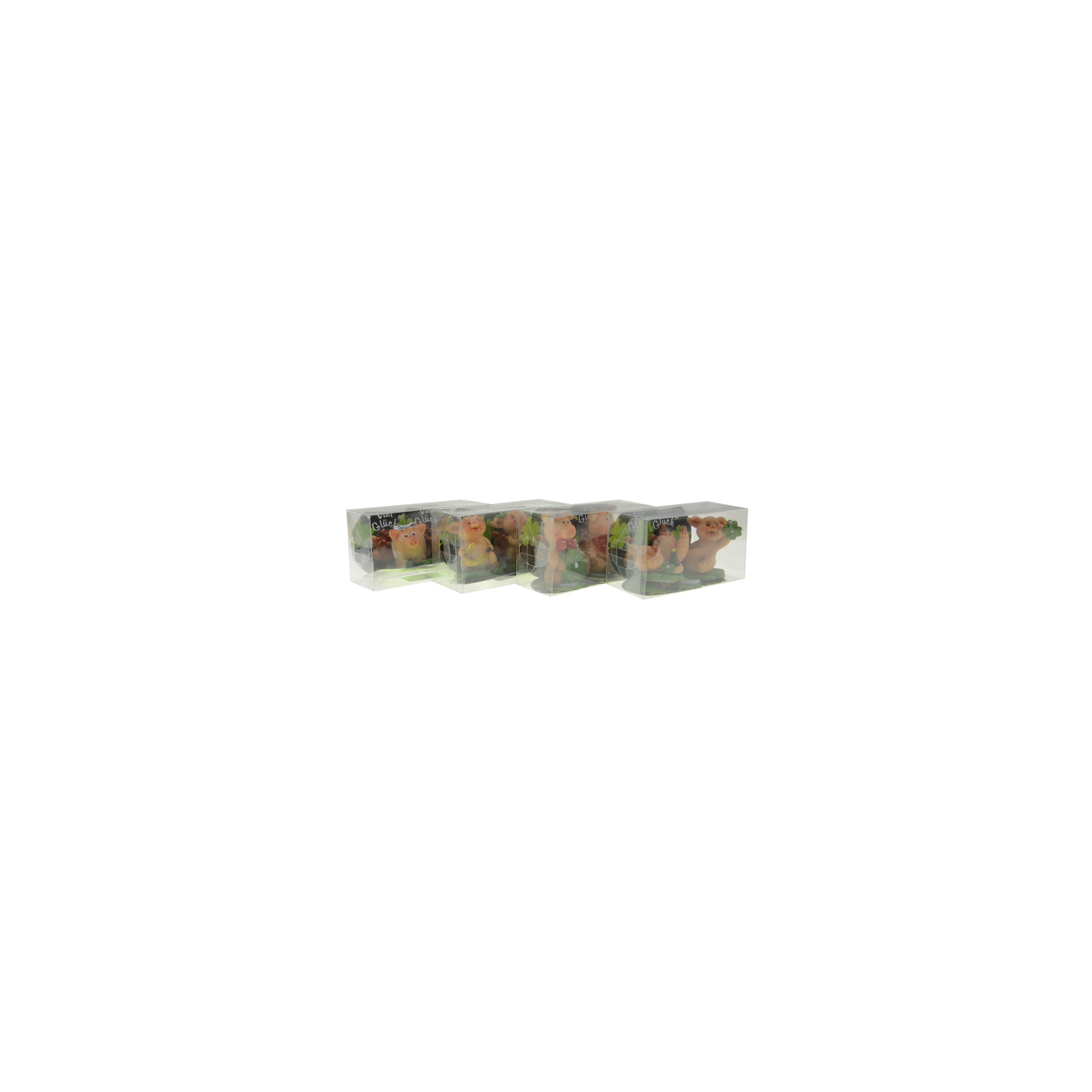 Figura szerencse malac poly 3*3*5 dobozos többféle