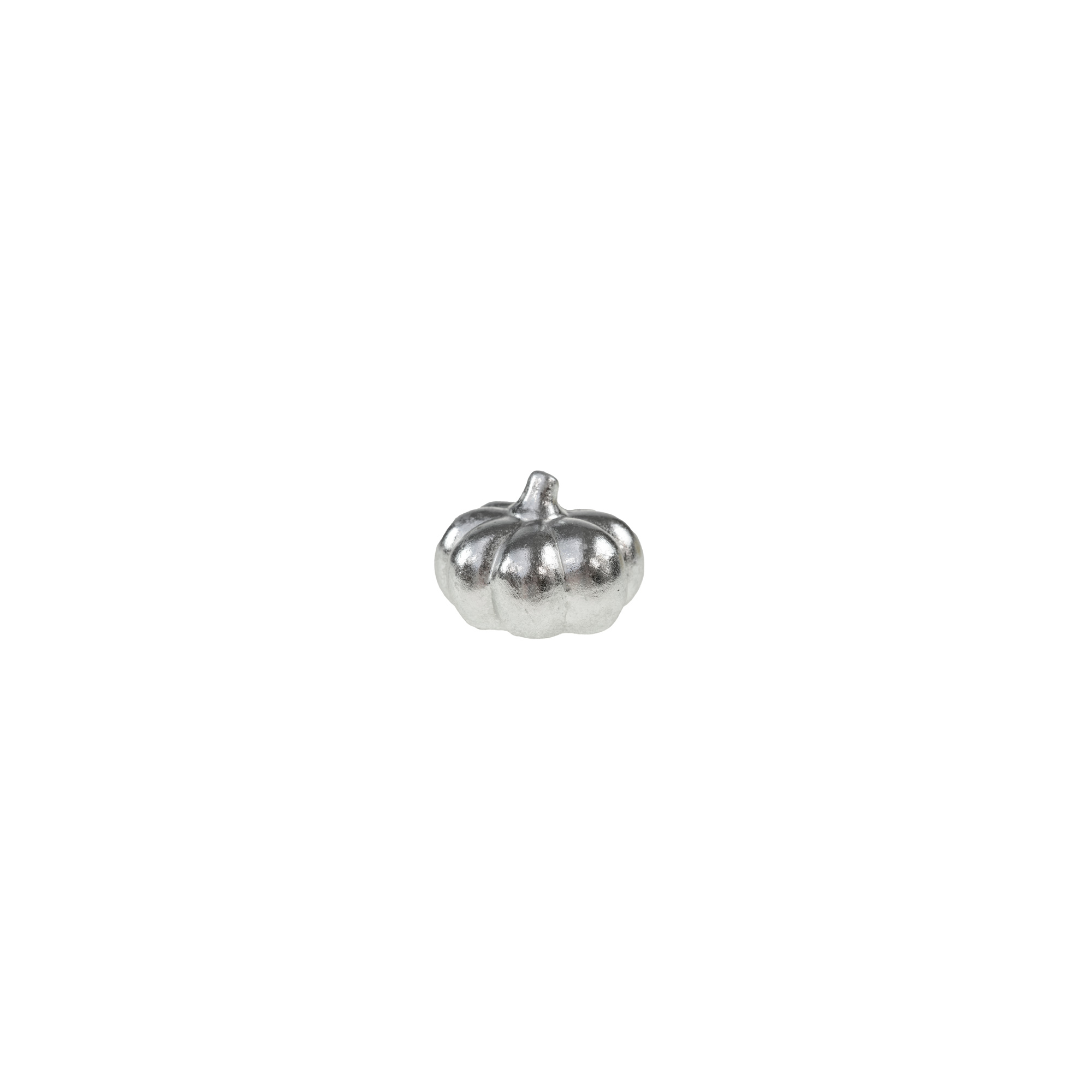 Figura tök poly 7,7*7,8*5,3cm ezüst