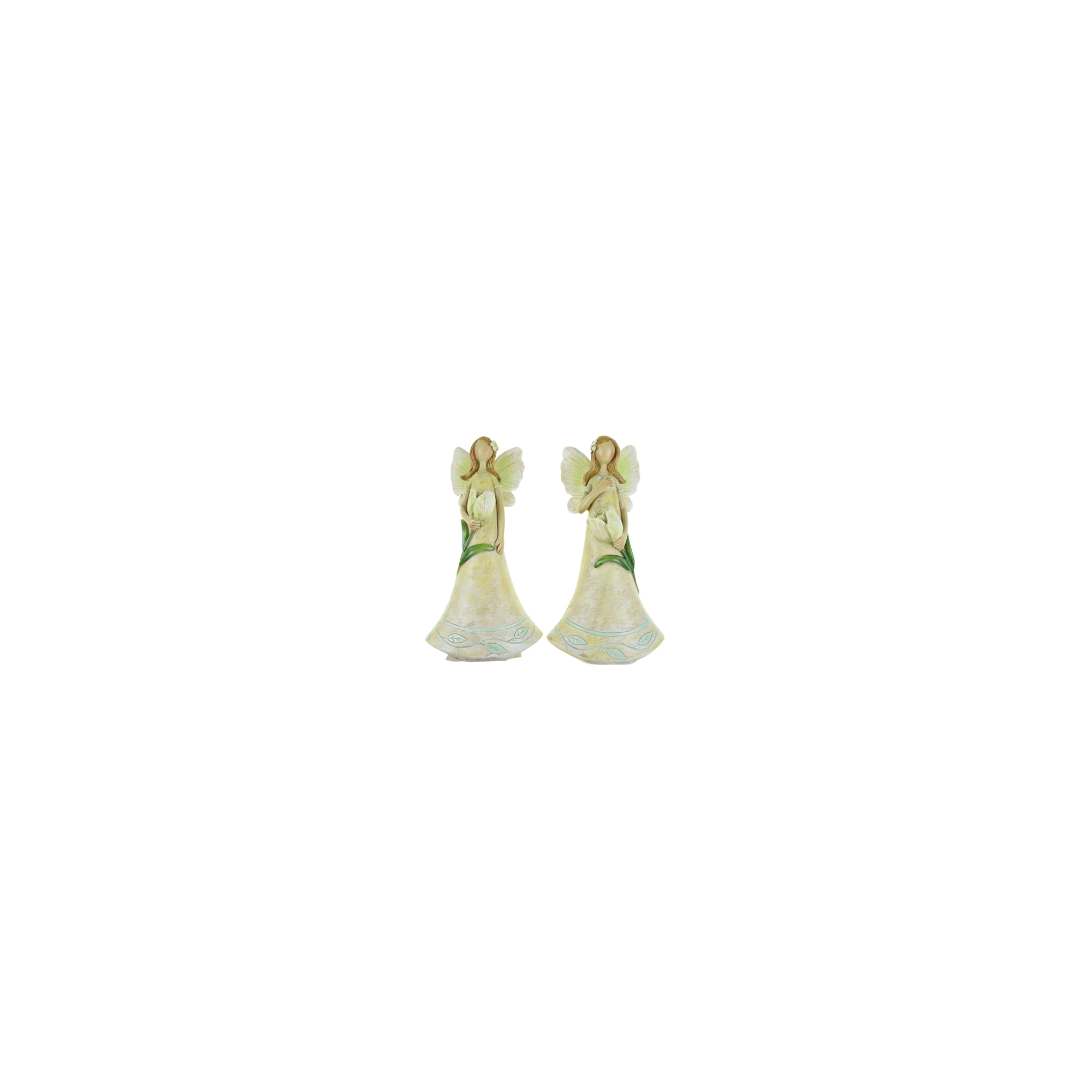 Figura tündér poly 8*4*15cm 2féle zöld