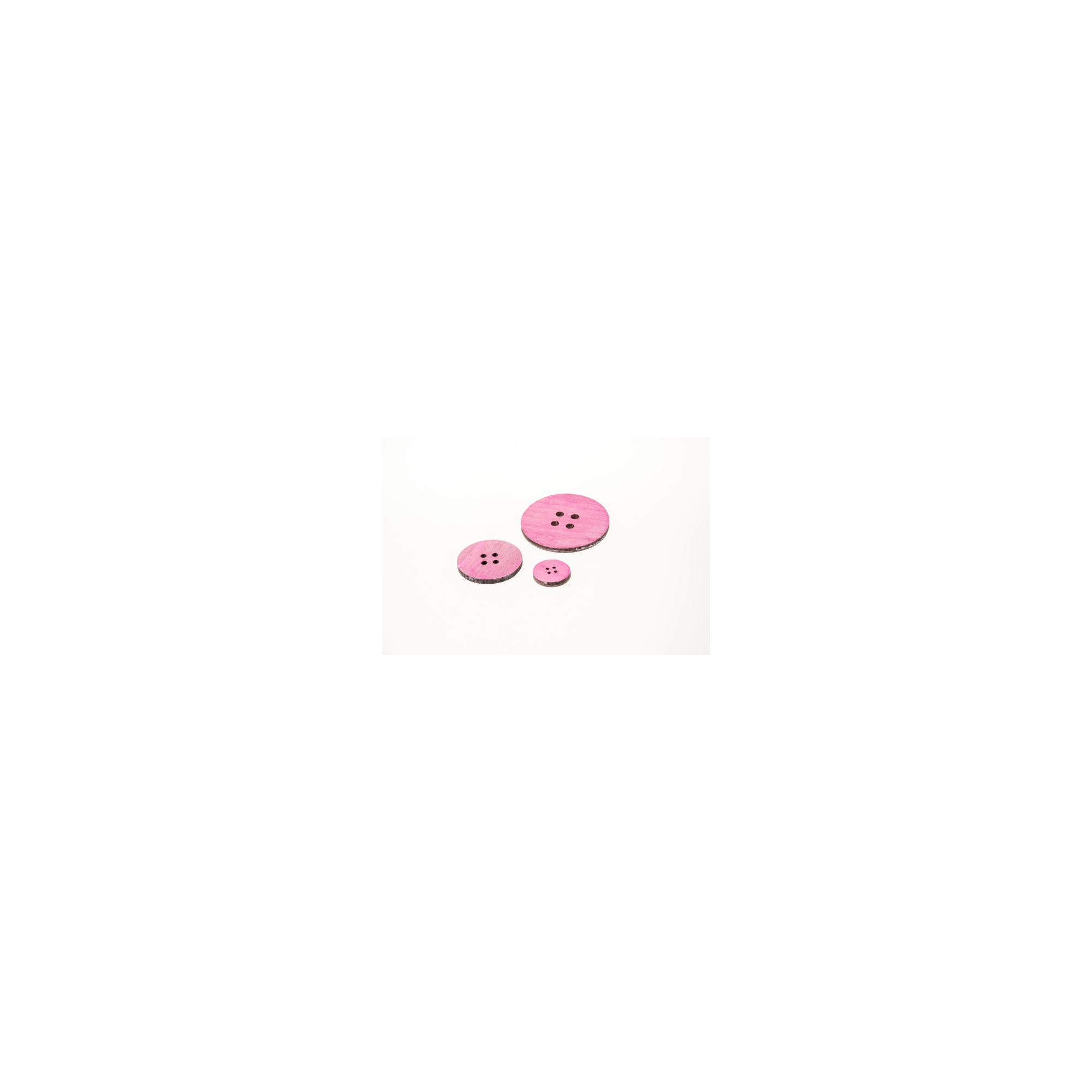 Gomb fa 4-7-10cm s/3 pink