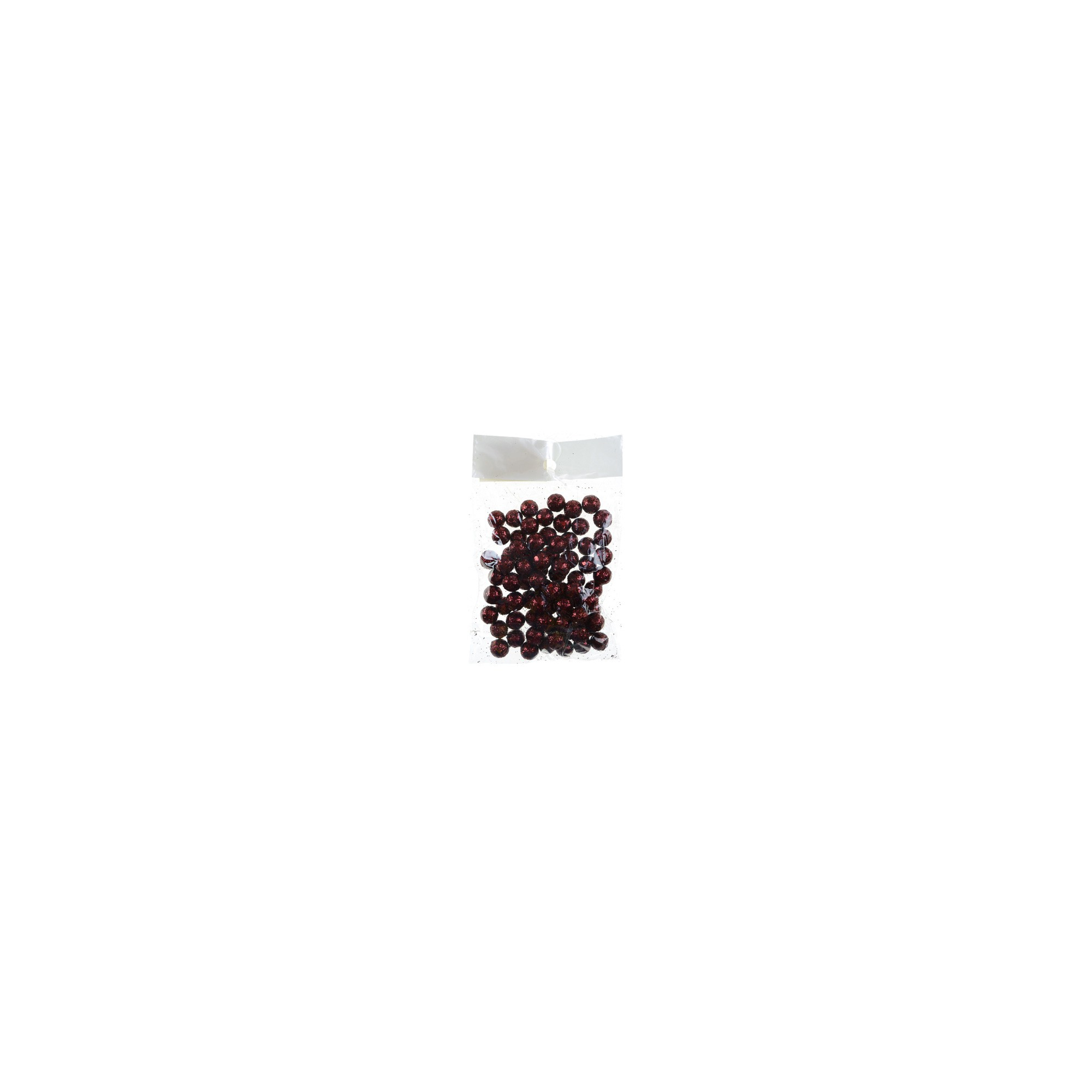 Gömb plasztik 1,2cm 10g bordó
