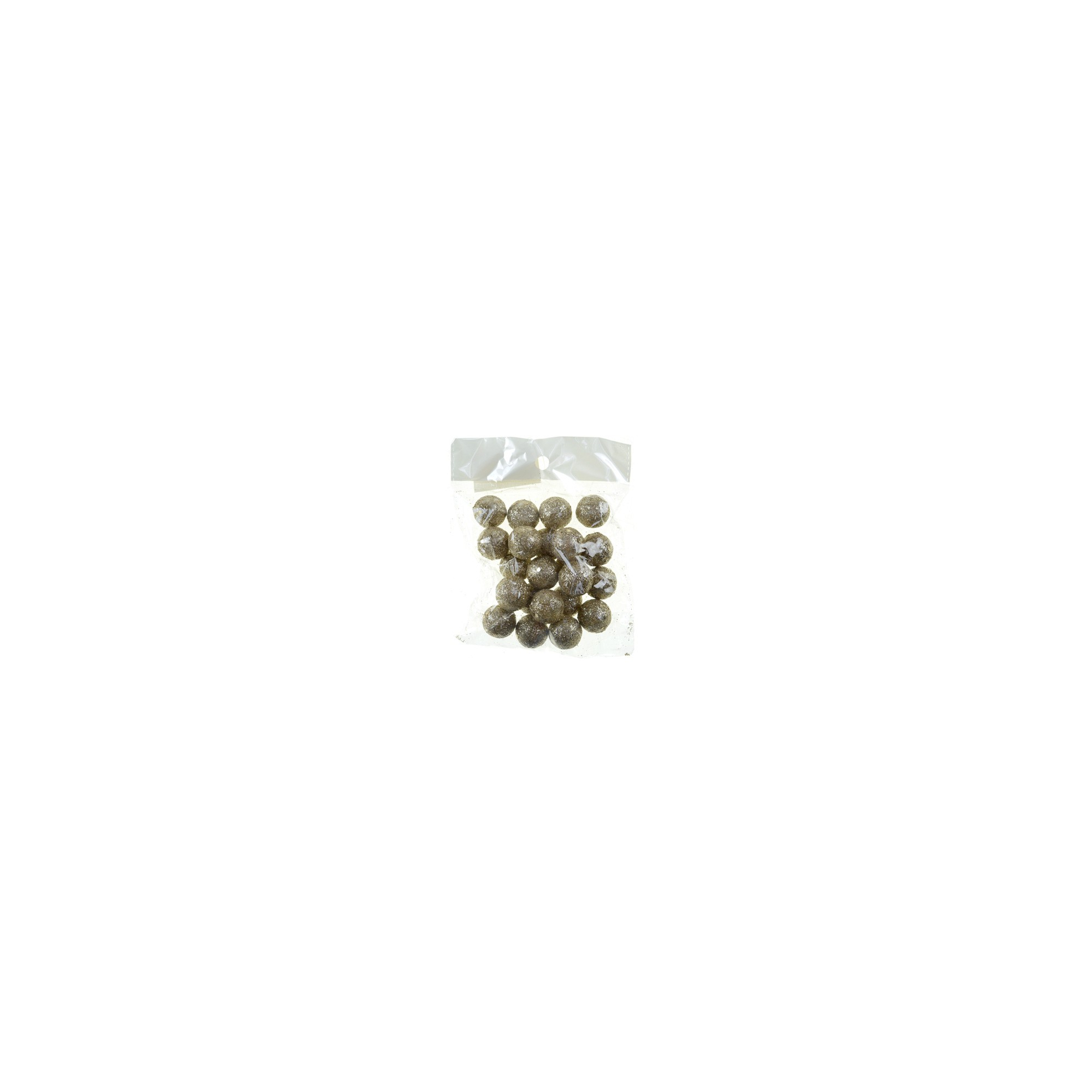 Gömb plasztik 2,3cm 15g arany