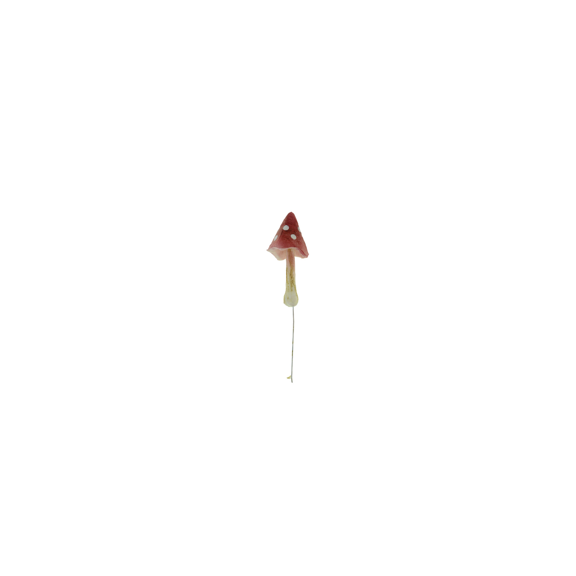 Gomba hab 3.5×8cm piros