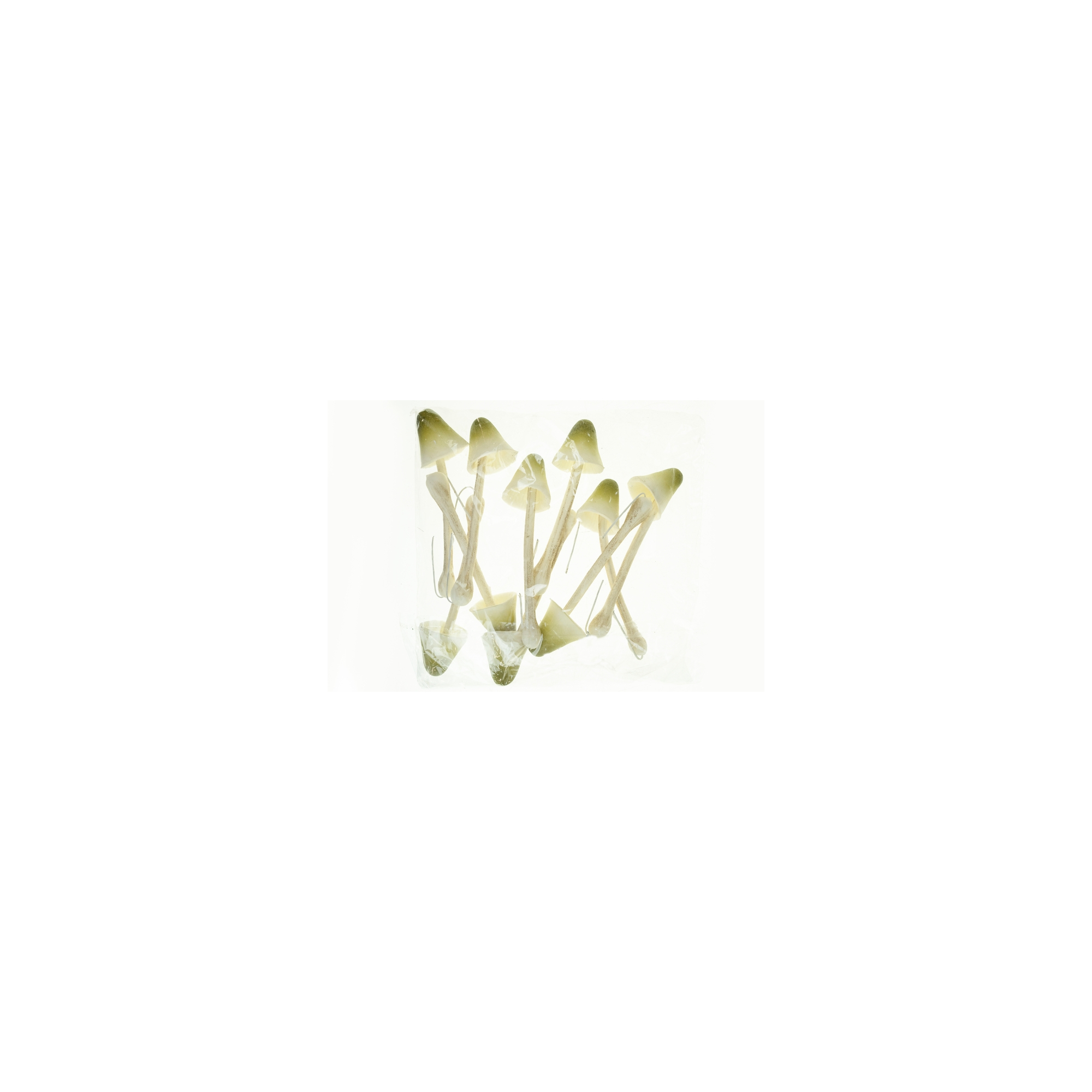 Gomba hab 4*14cm zöld