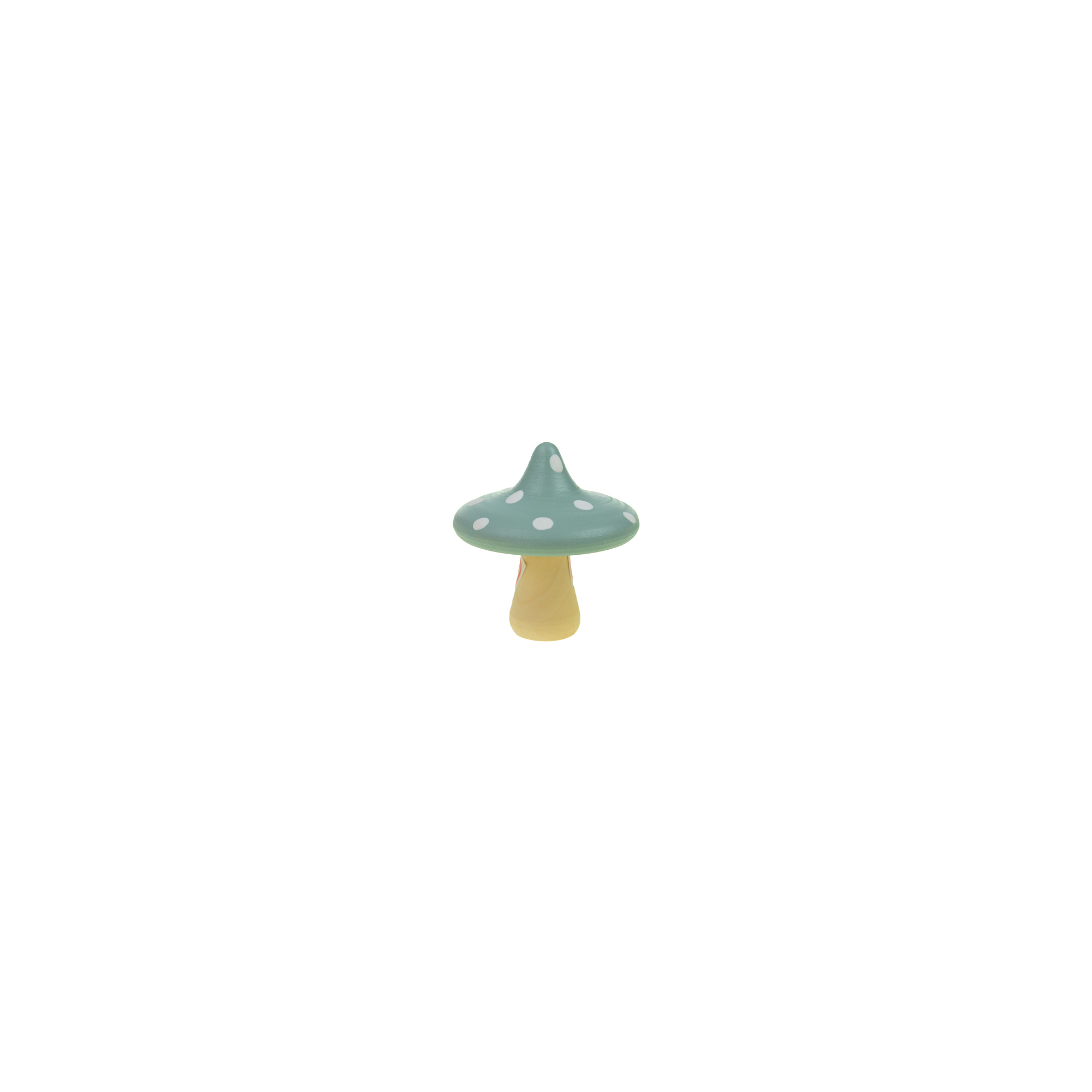 Figura gomba poly pöttyös 5.8*5.8*6.5cm kék