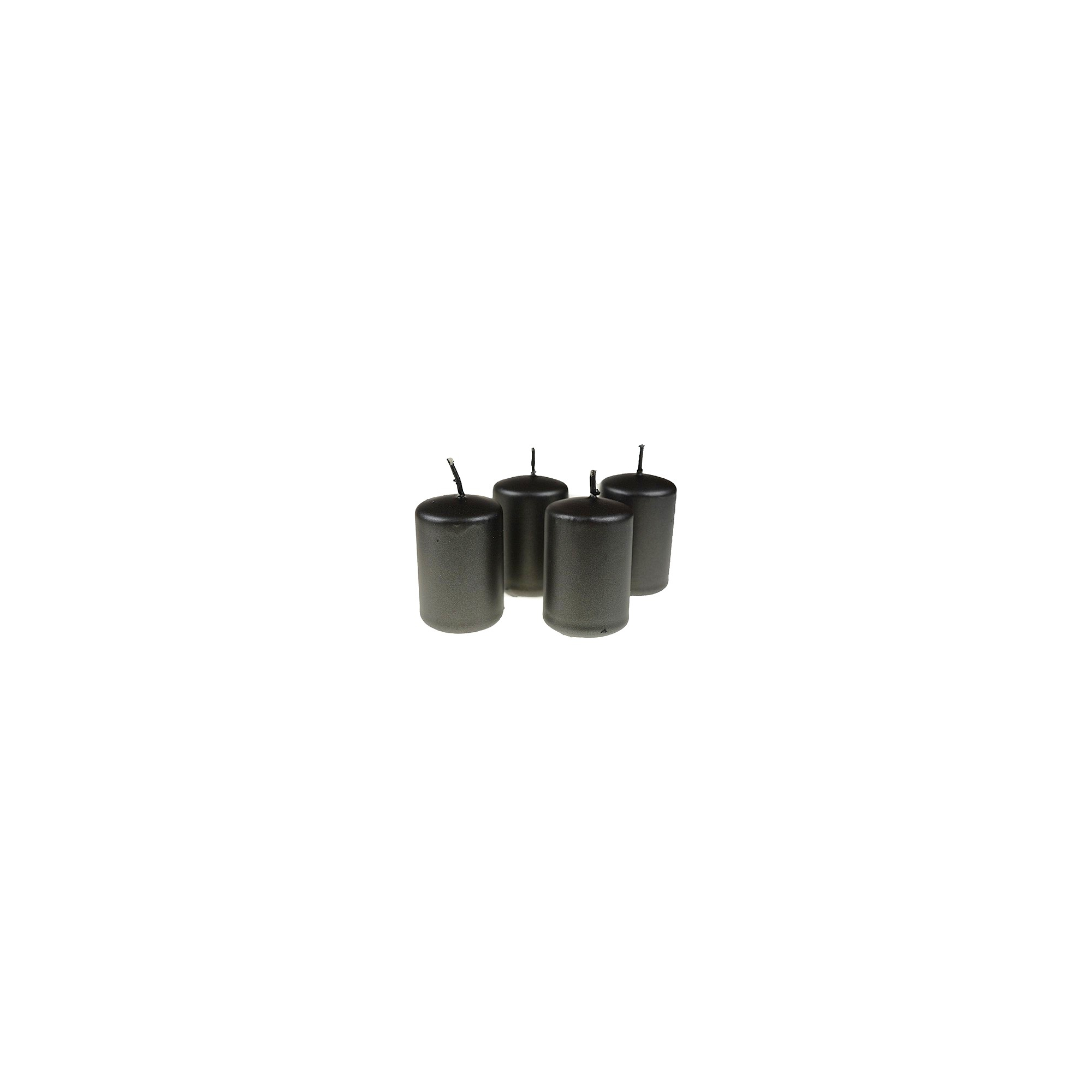 Gyertya adventi Metal 40/60 s/4 antracit