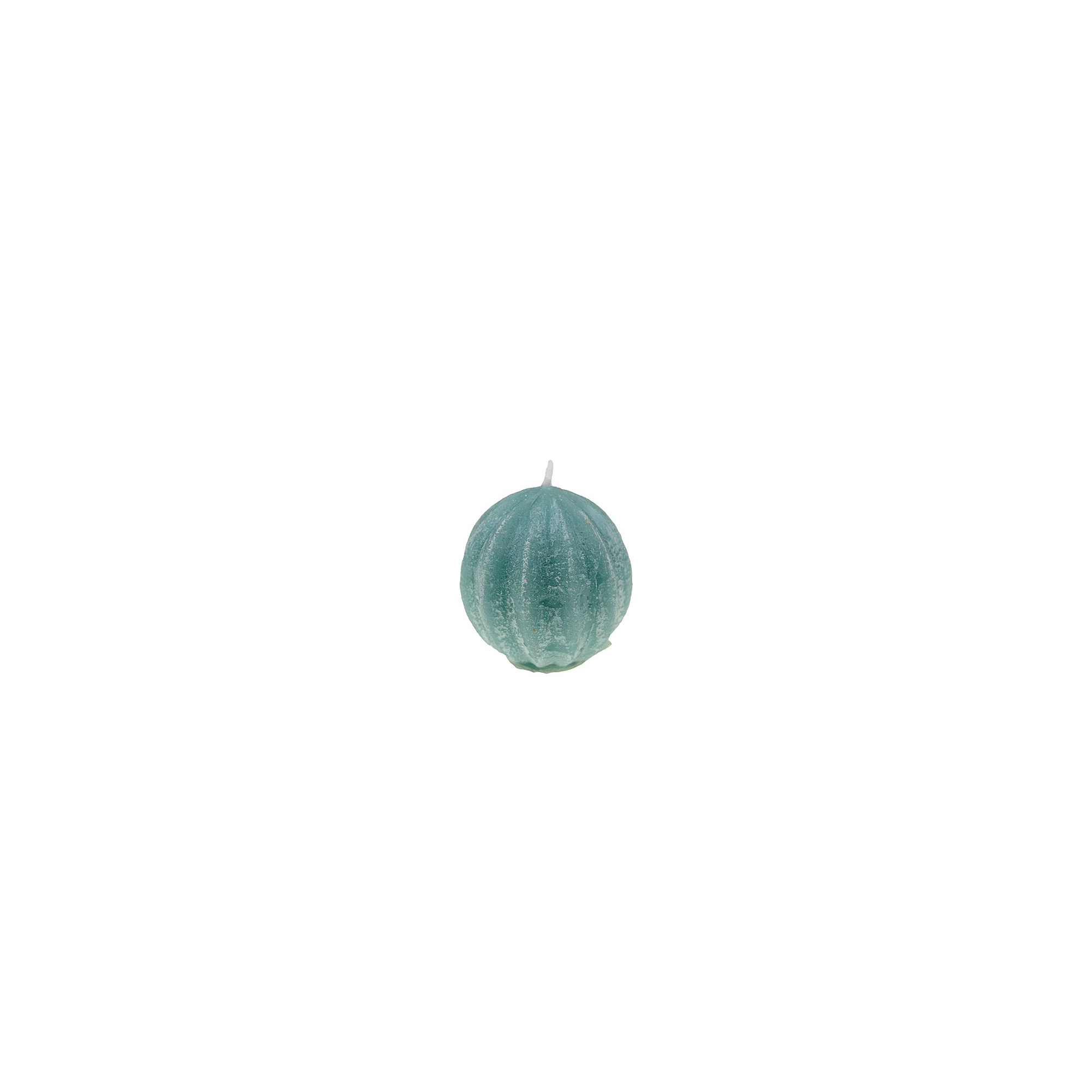 Gyertya gömb kicsi bordás menta