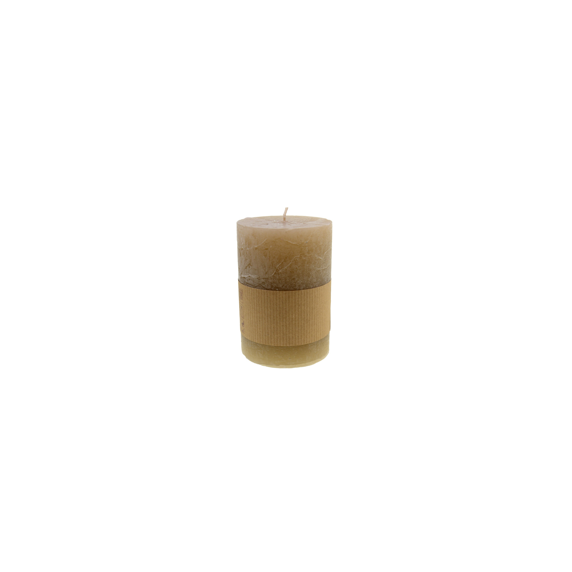 Gyertya henger Rustic 70/100 bézs